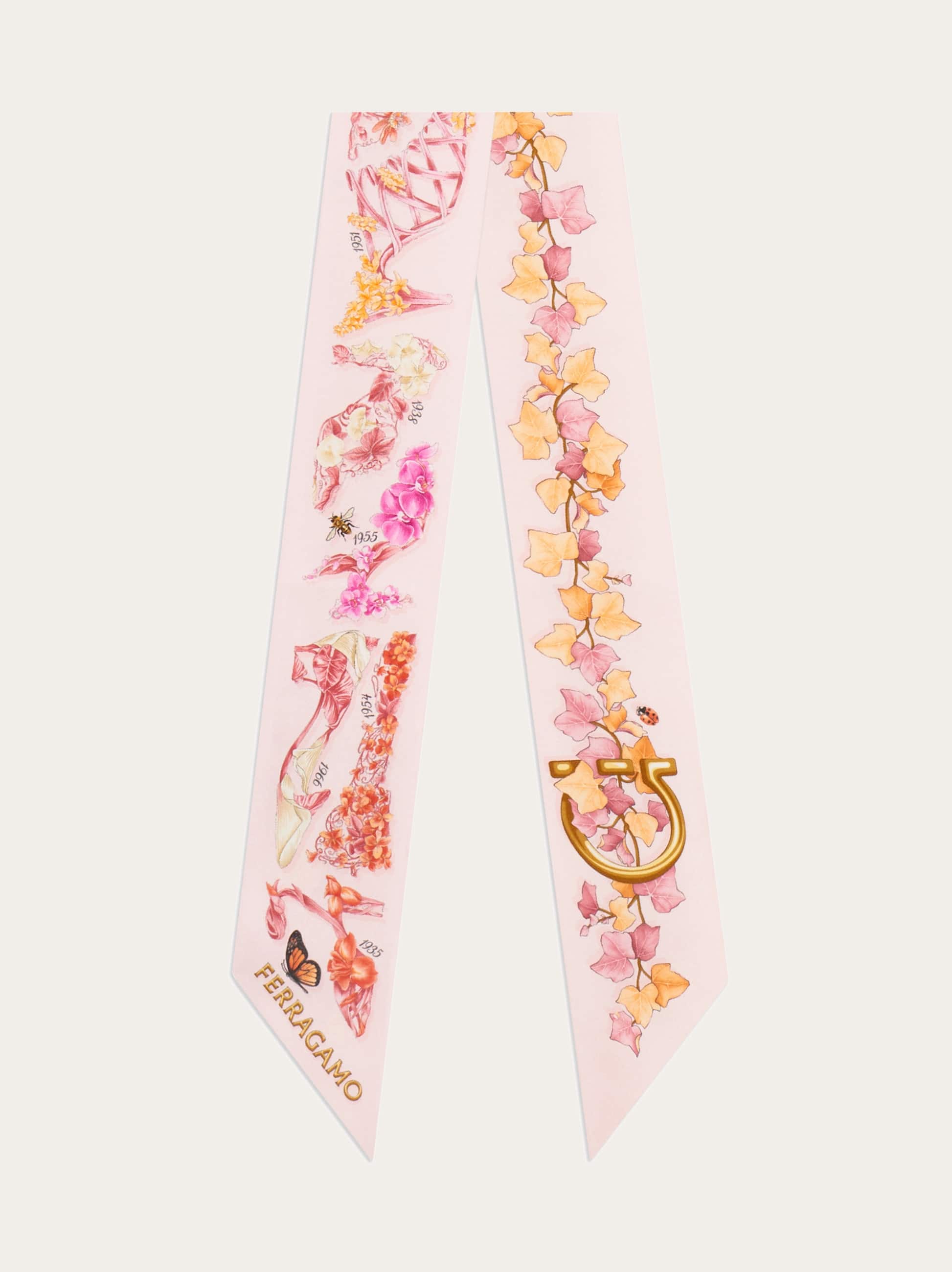 Ferragamo Donna Mini bandeau stampa Eden shoes Rosa