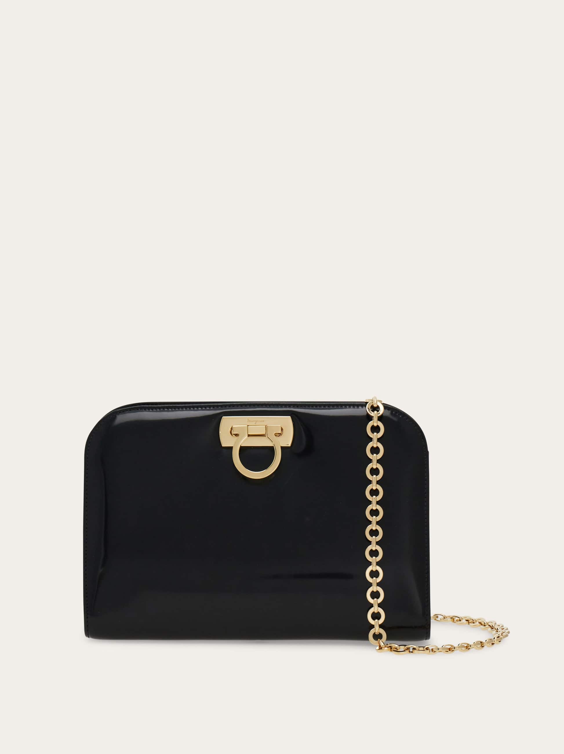 Ferragamo Donna Clutch Diana (S) Nero
