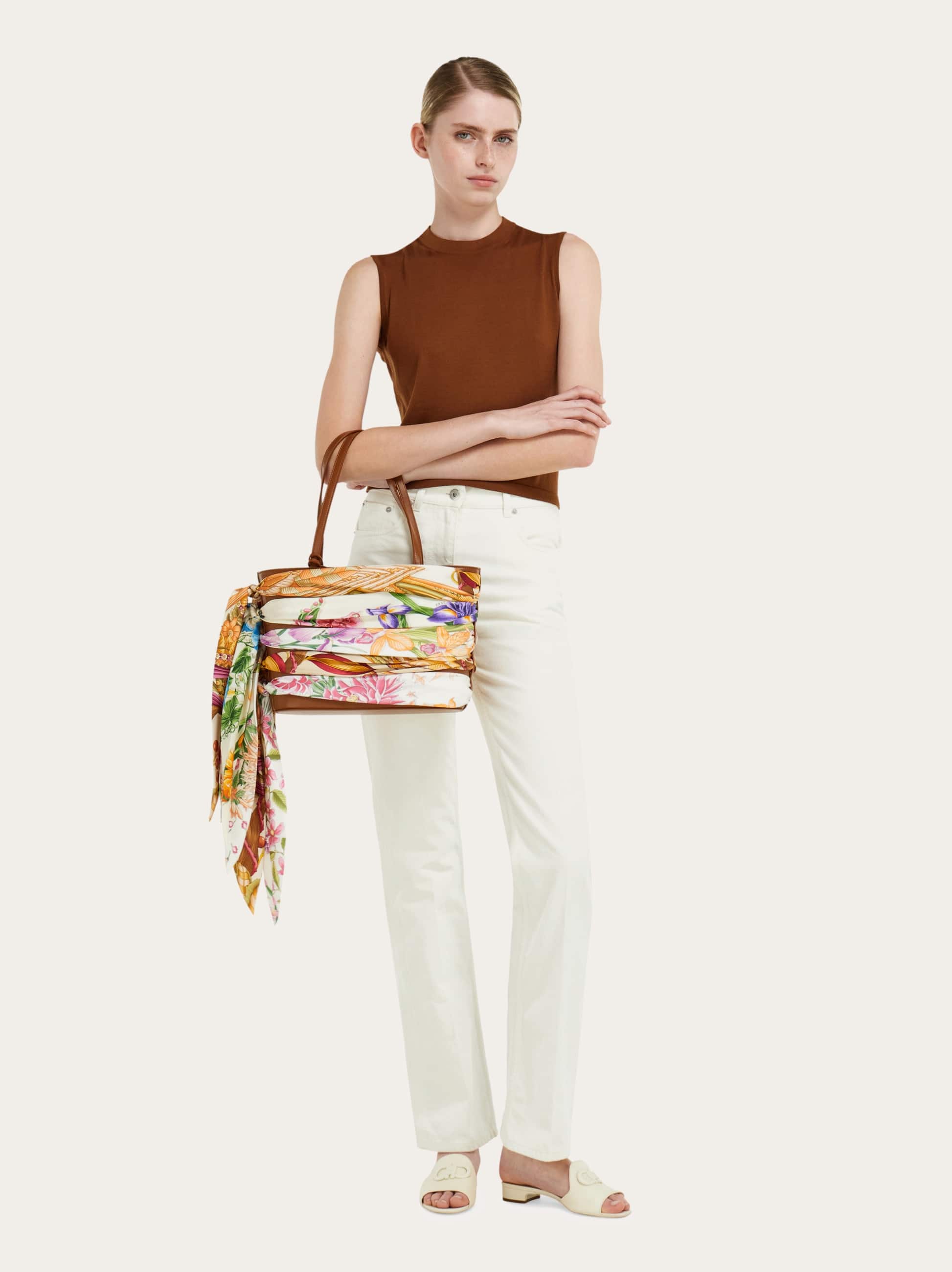  Ferragamo Damen Totebag Mehrfarbig 