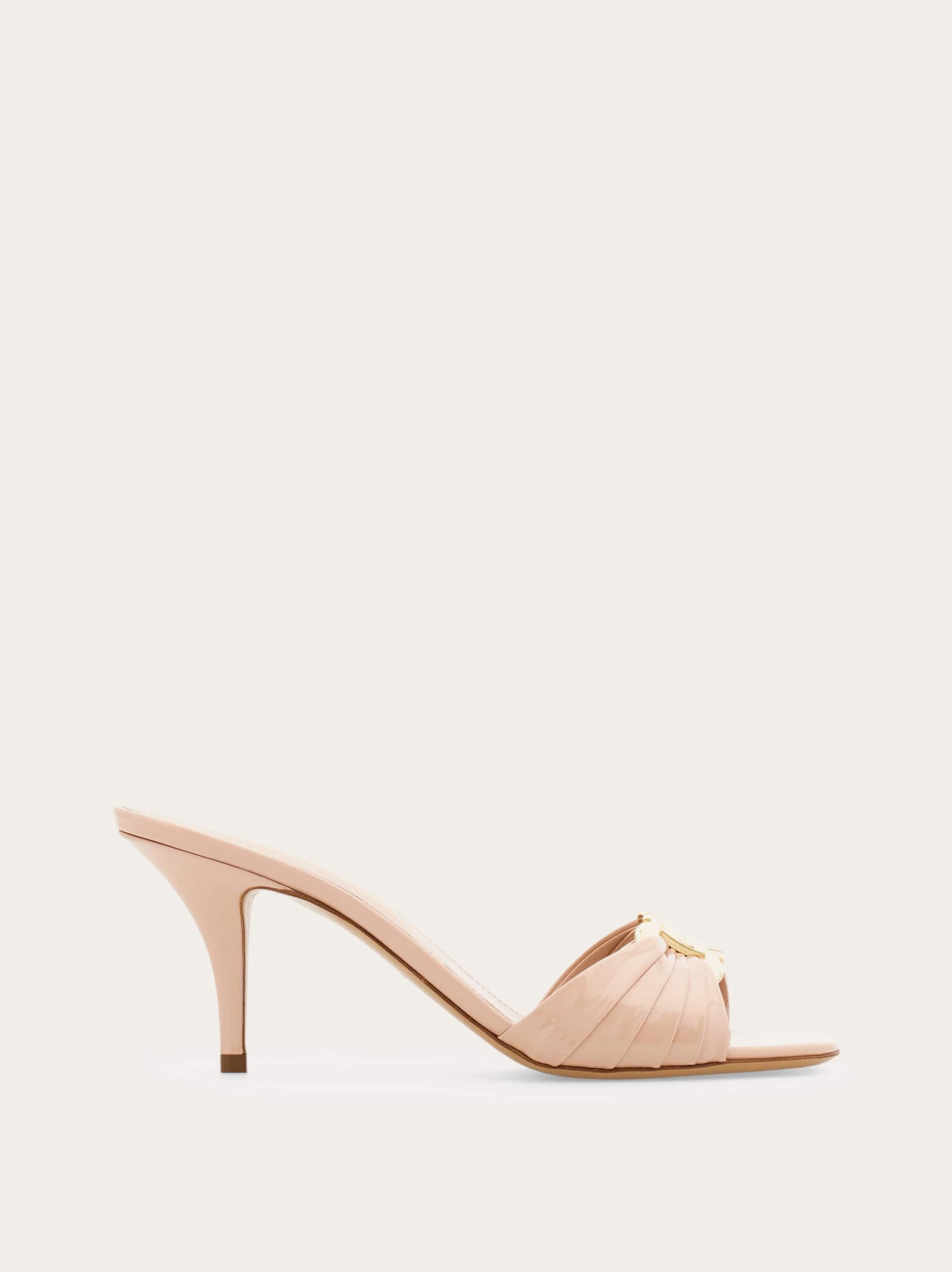 Ferragamo Donna Slide ornamento Gancini Rosa Taglia 35.5