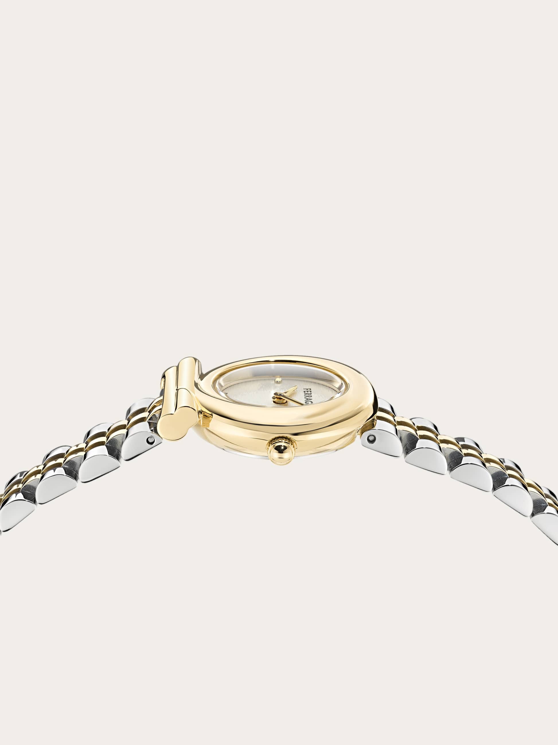  Ferragamo Damen Gancini Twisted Uhr Gold 