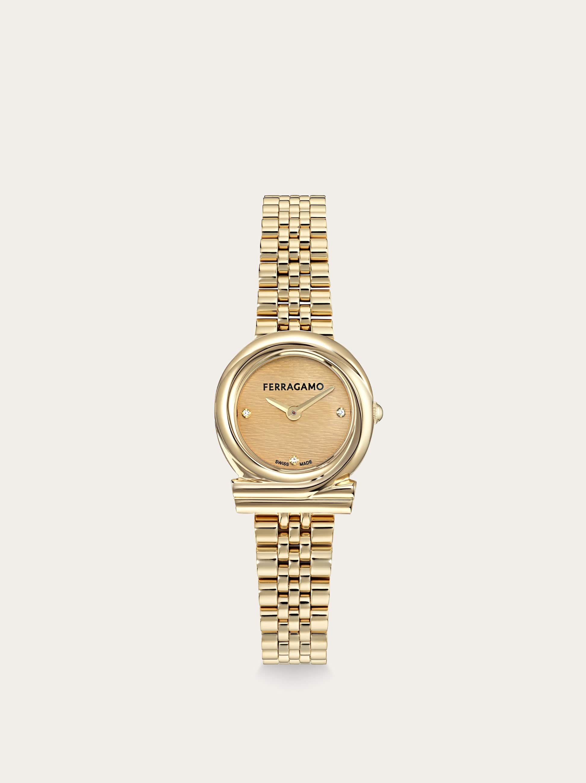 Ferragamo Donna Orologio Gancini Twisted Oro