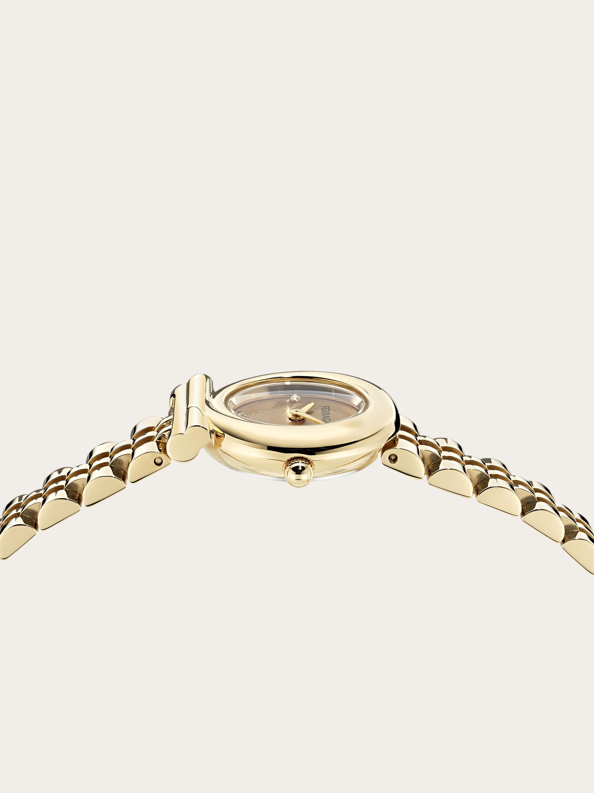  Ferragamo Damen Gancini Twisted Uhr Gold 