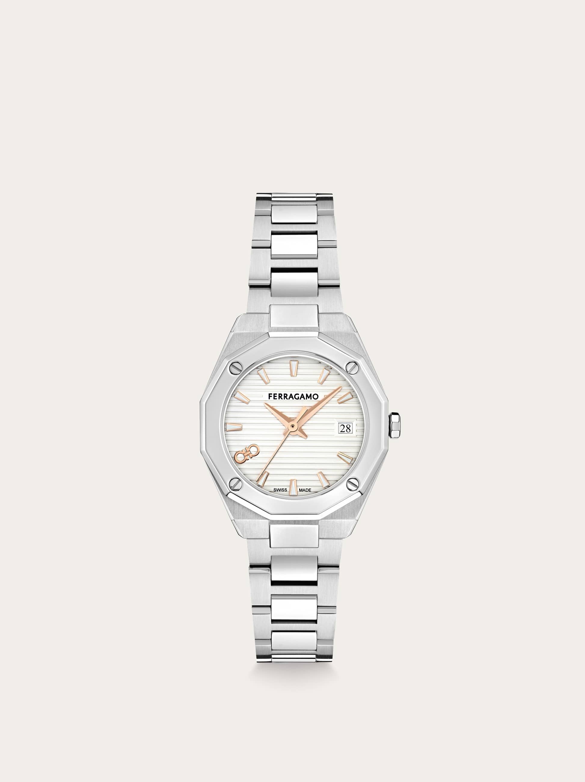 Ferragamo Women Ferragamo Edge Lady watch Silver
