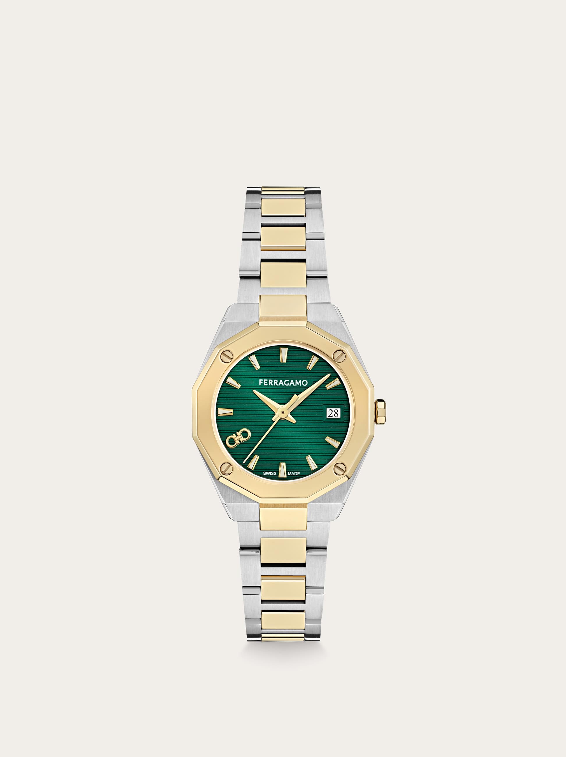 Ferragamo Women Ferragamo Edge Lady watch Green