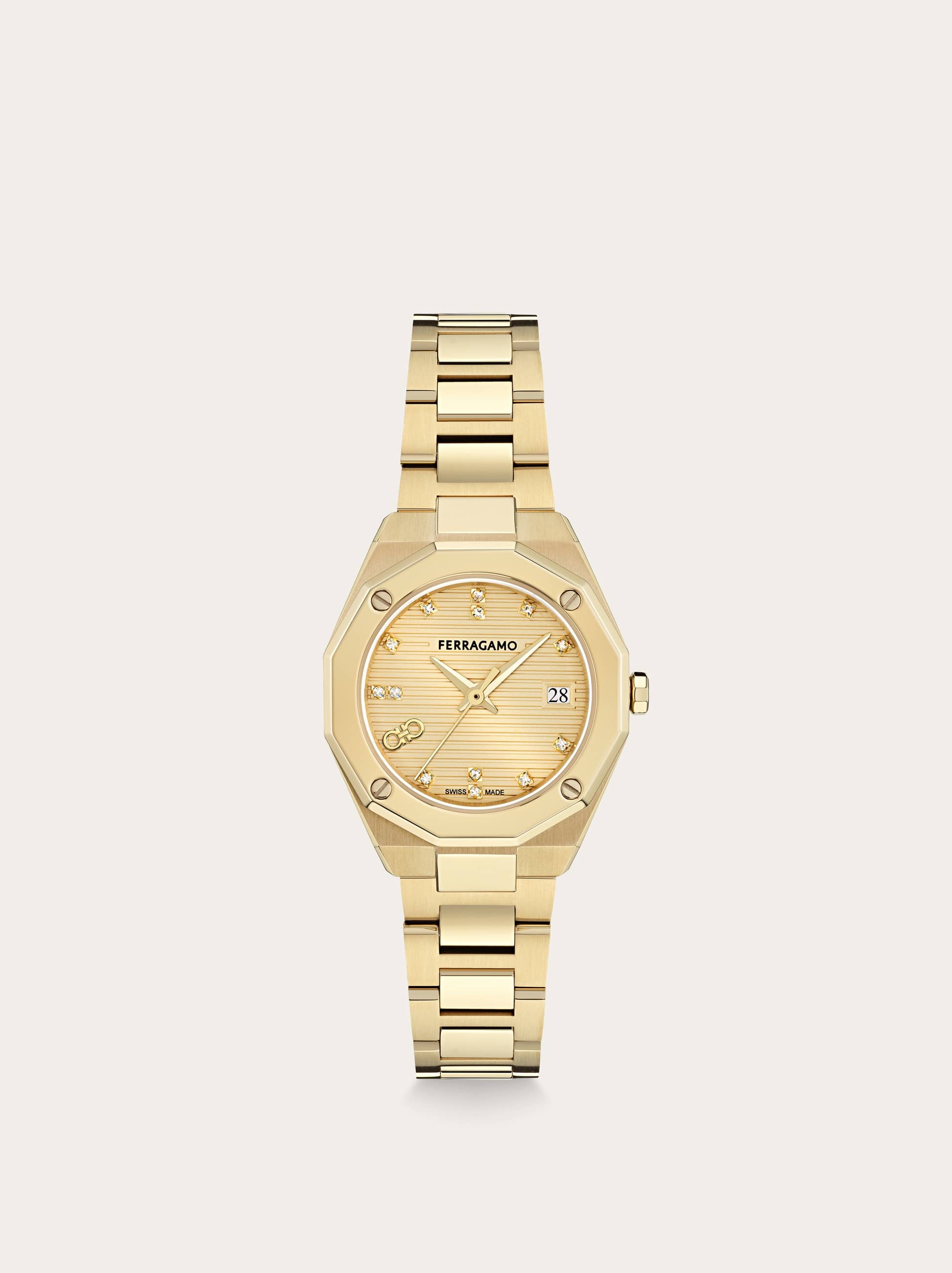 Ferragamo Women Ferragamo Edge Lady watch Gold