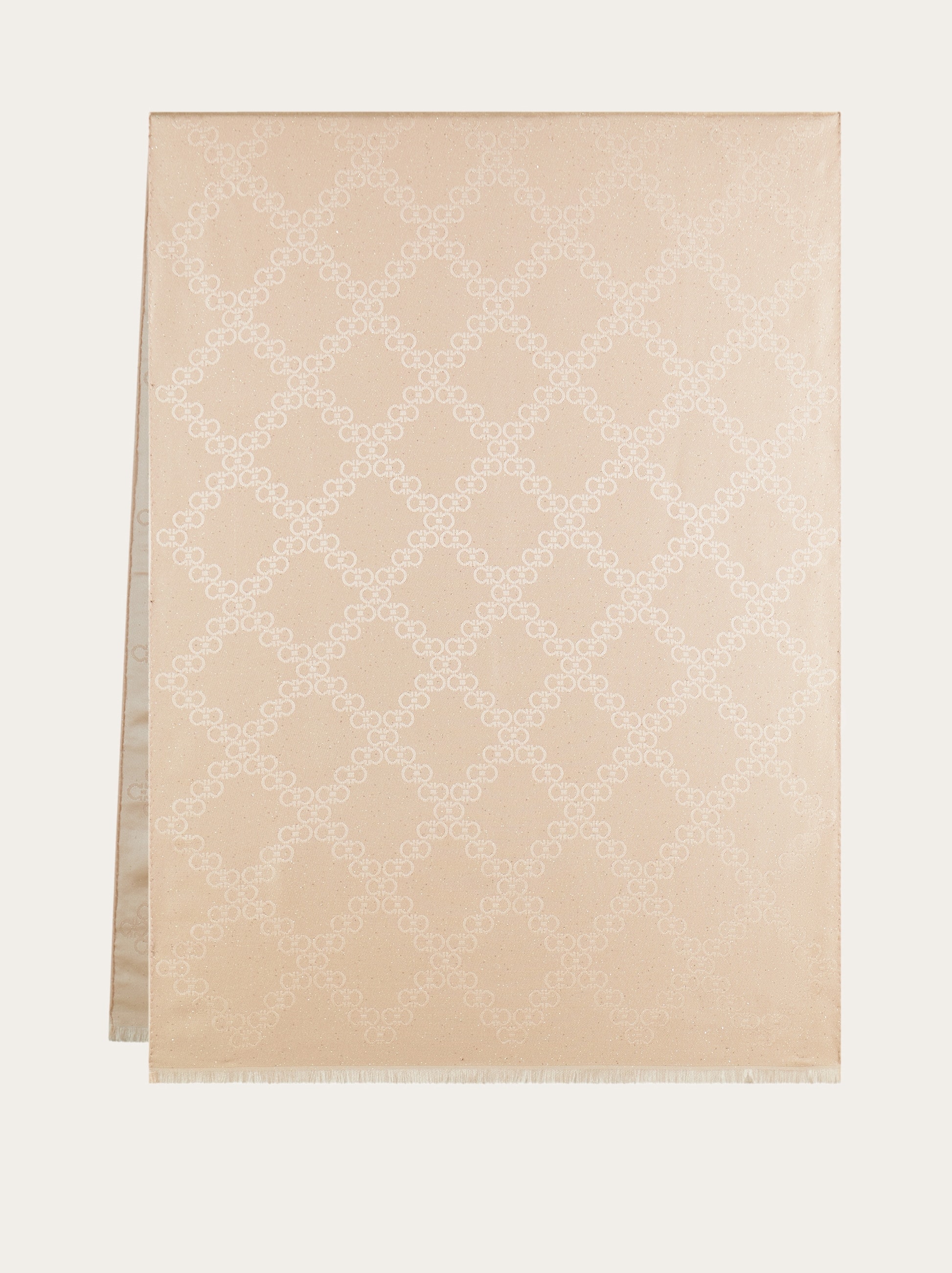 Ferragamo Women Gancini jacquard stole Pink