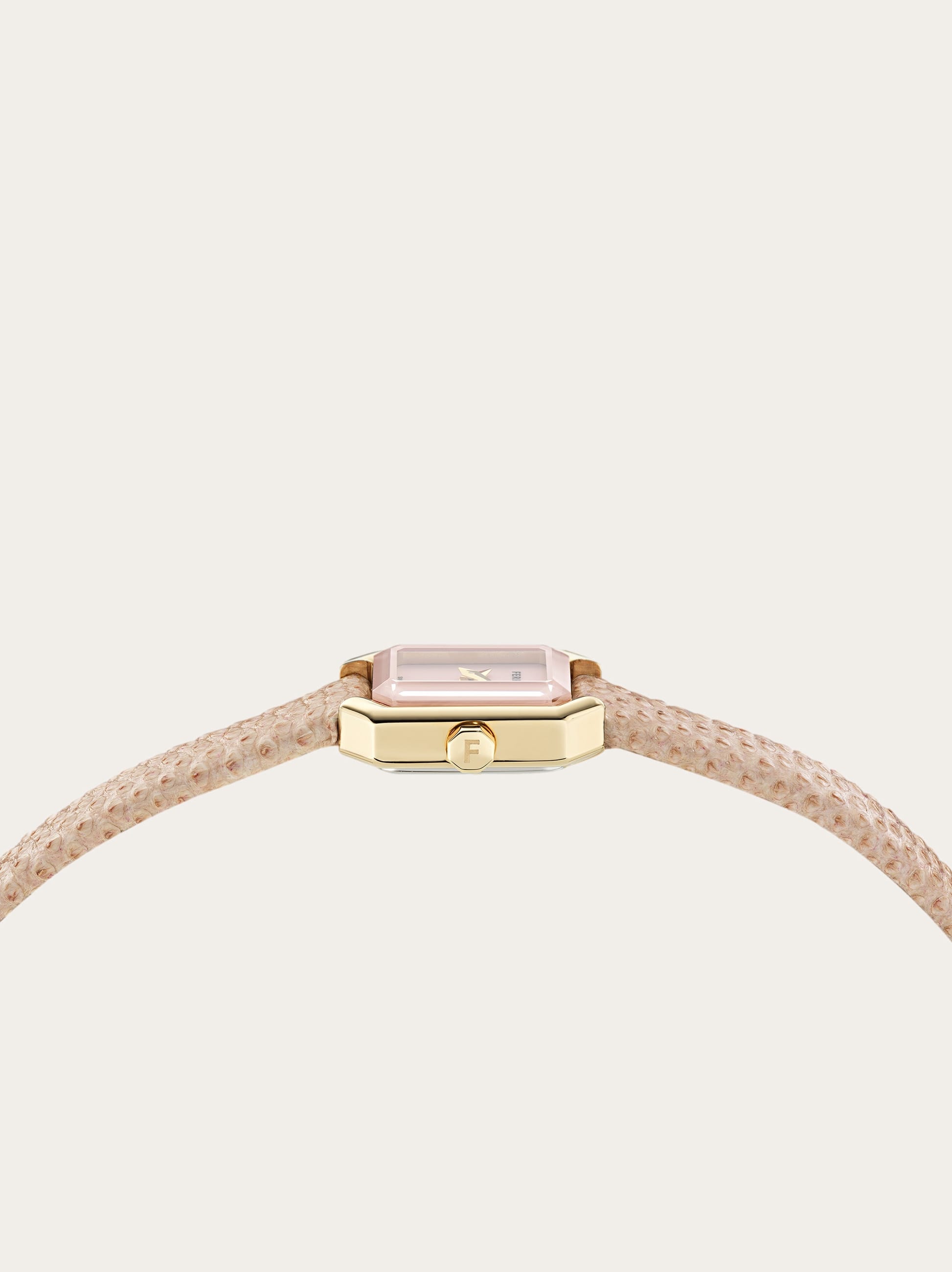  Ferragamo Damen Ferragamo Crystal Petite Uhr Rosa 
