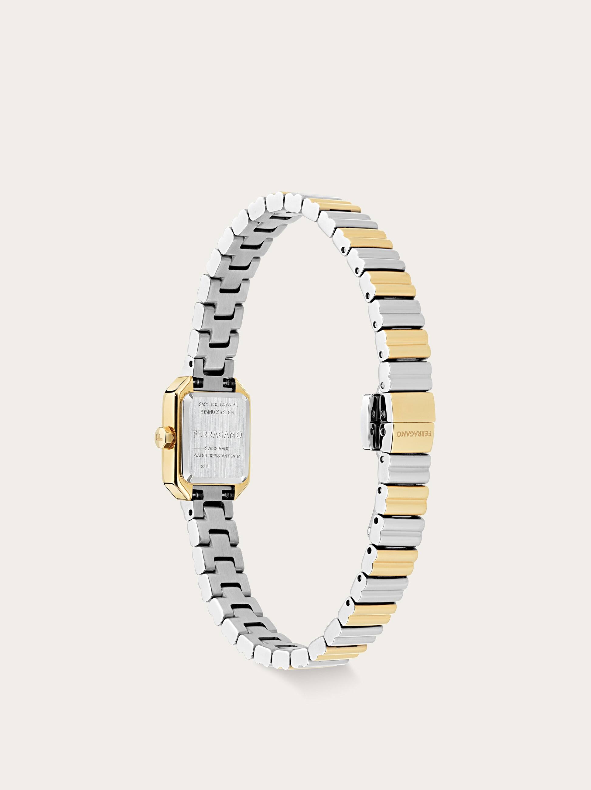  Ferragamo Damen Ferragamo Crystal Petite Uhr Gold 