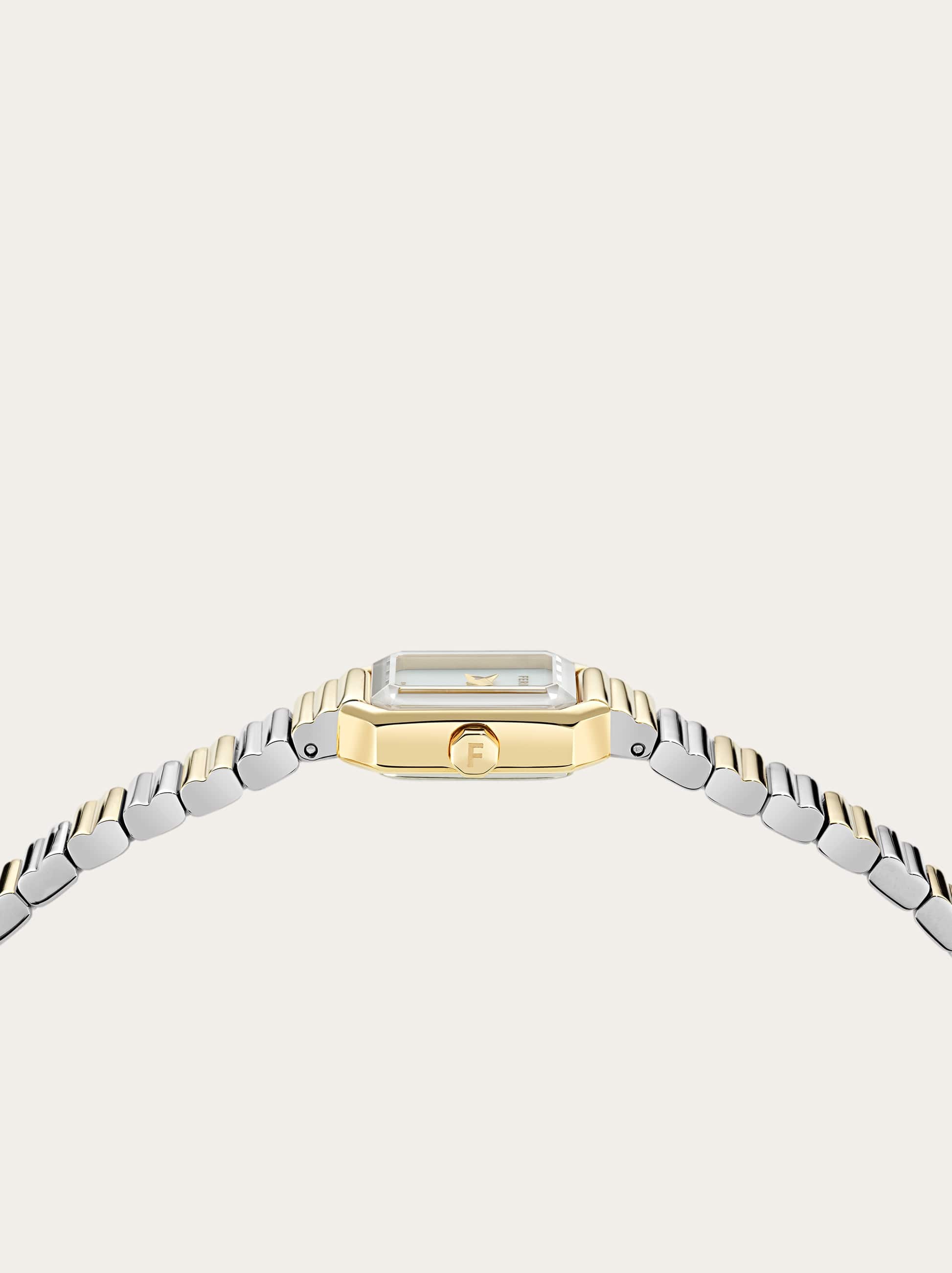  Ferragamo Damen Ferragamo Crystal Petite Uhr Gold 
