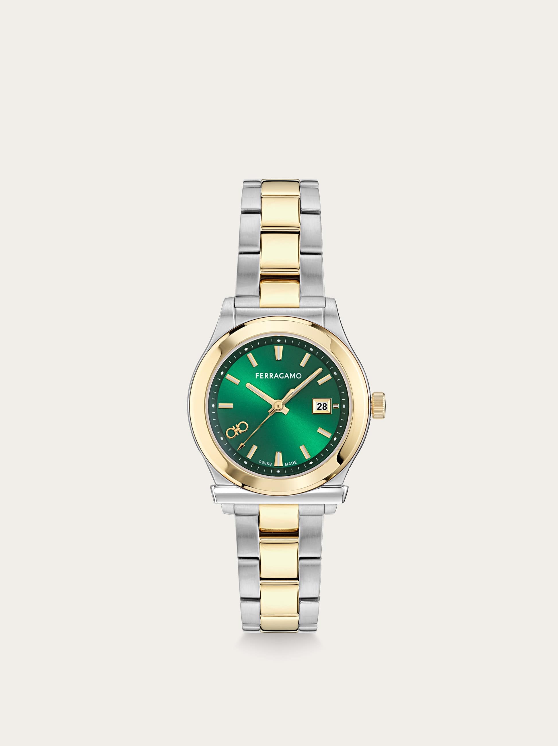 Ferragamo Women 1928 Lady watch Green