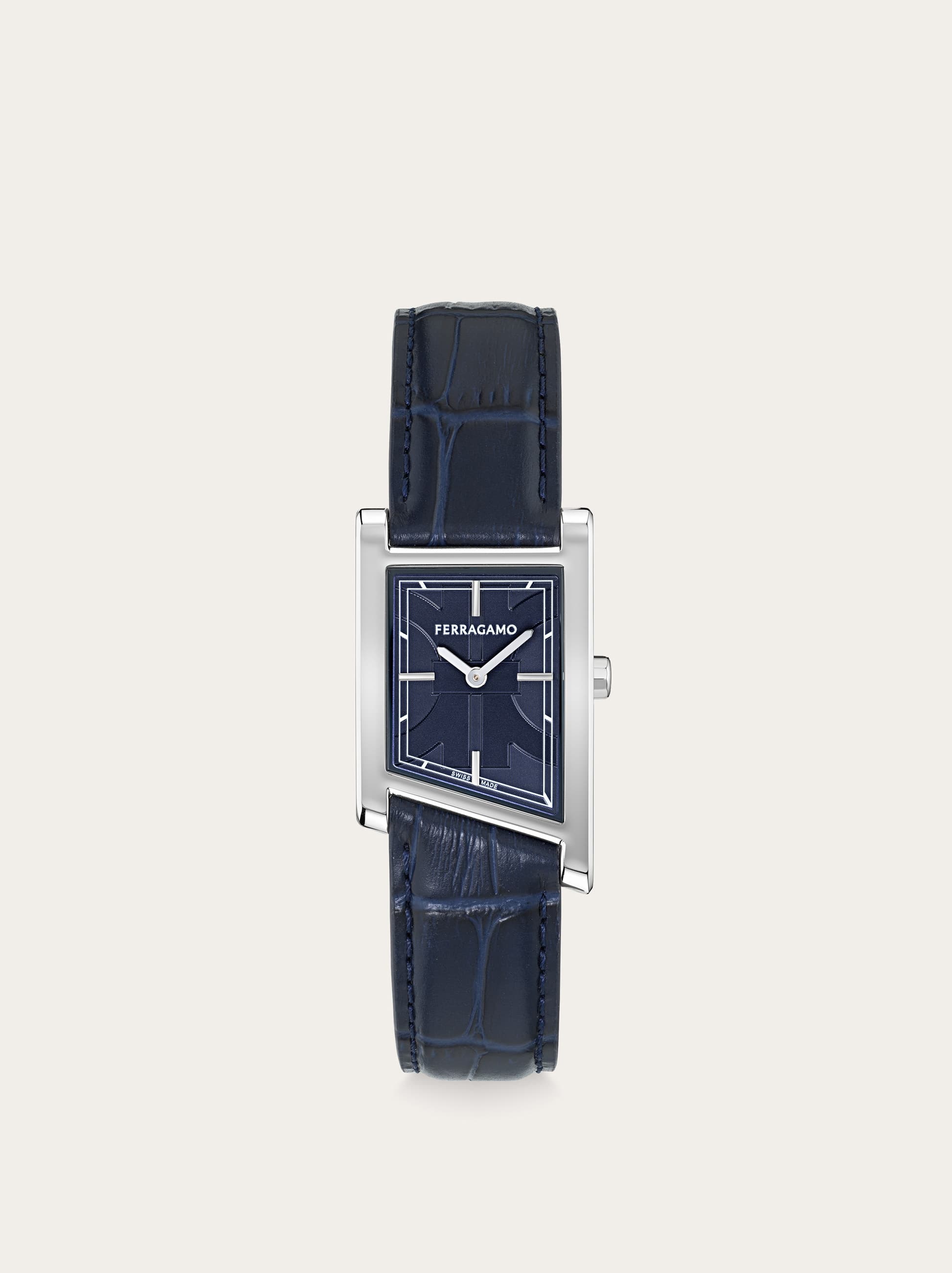 Ferragamo Uomo Orologio Ferragamo Asymetrique Blu