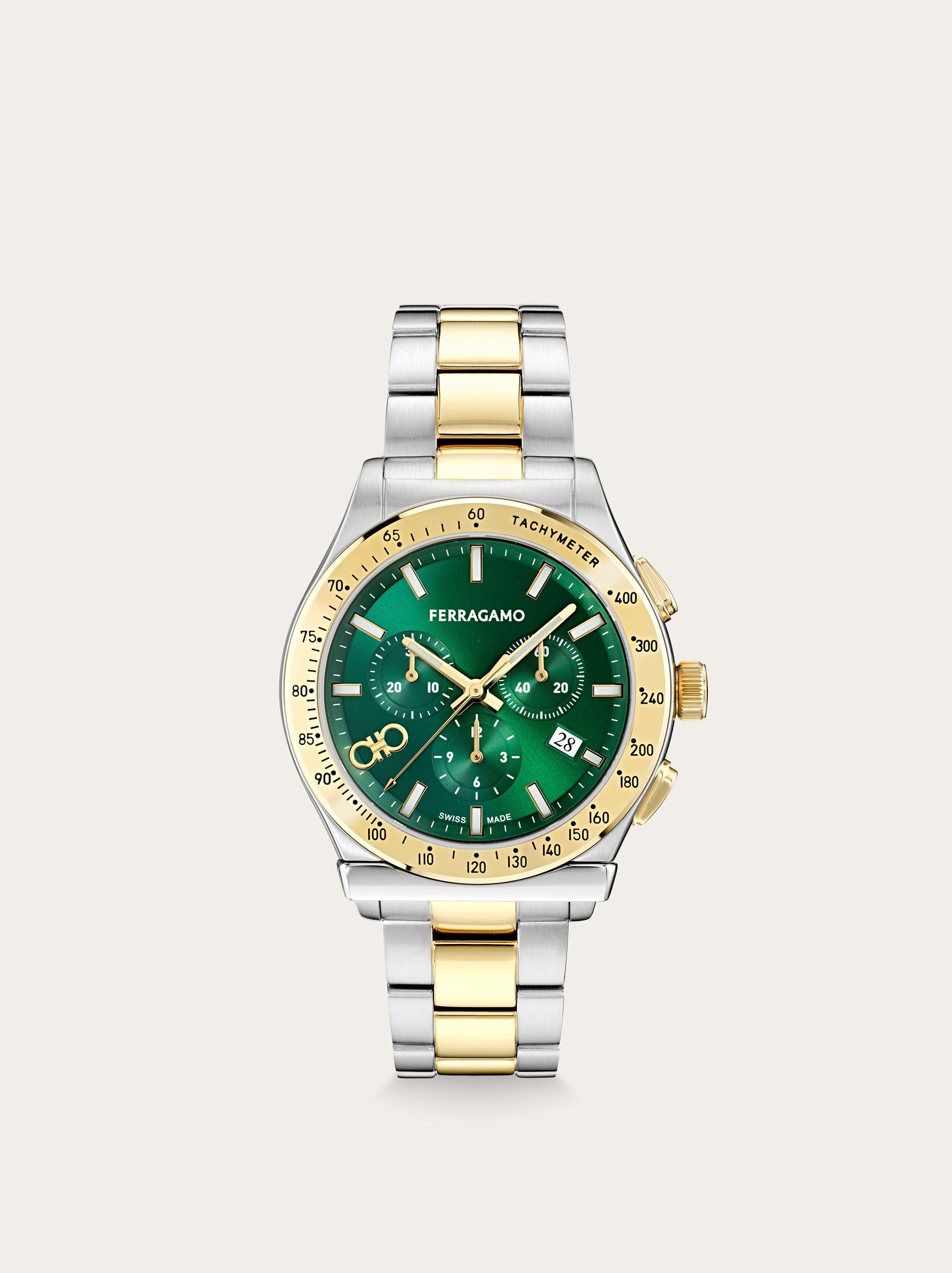 Ferragamo Men 1931 Chrono watch Green