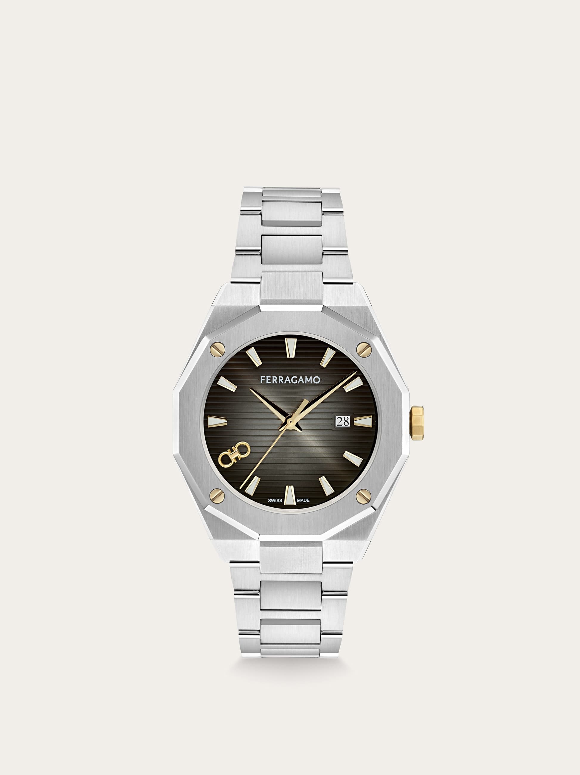 Ferragamo Edge Gent Watch In Purple