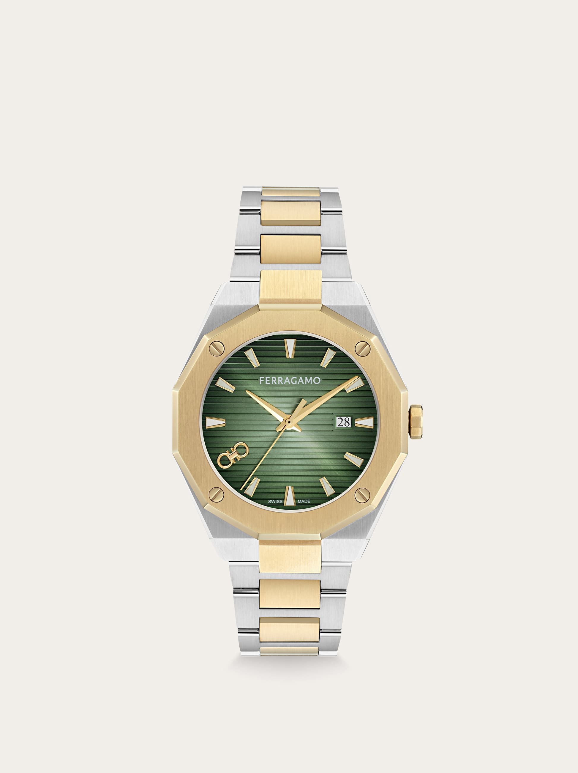 Ferragamo Men Ferragamo Edge Gent watch Green
