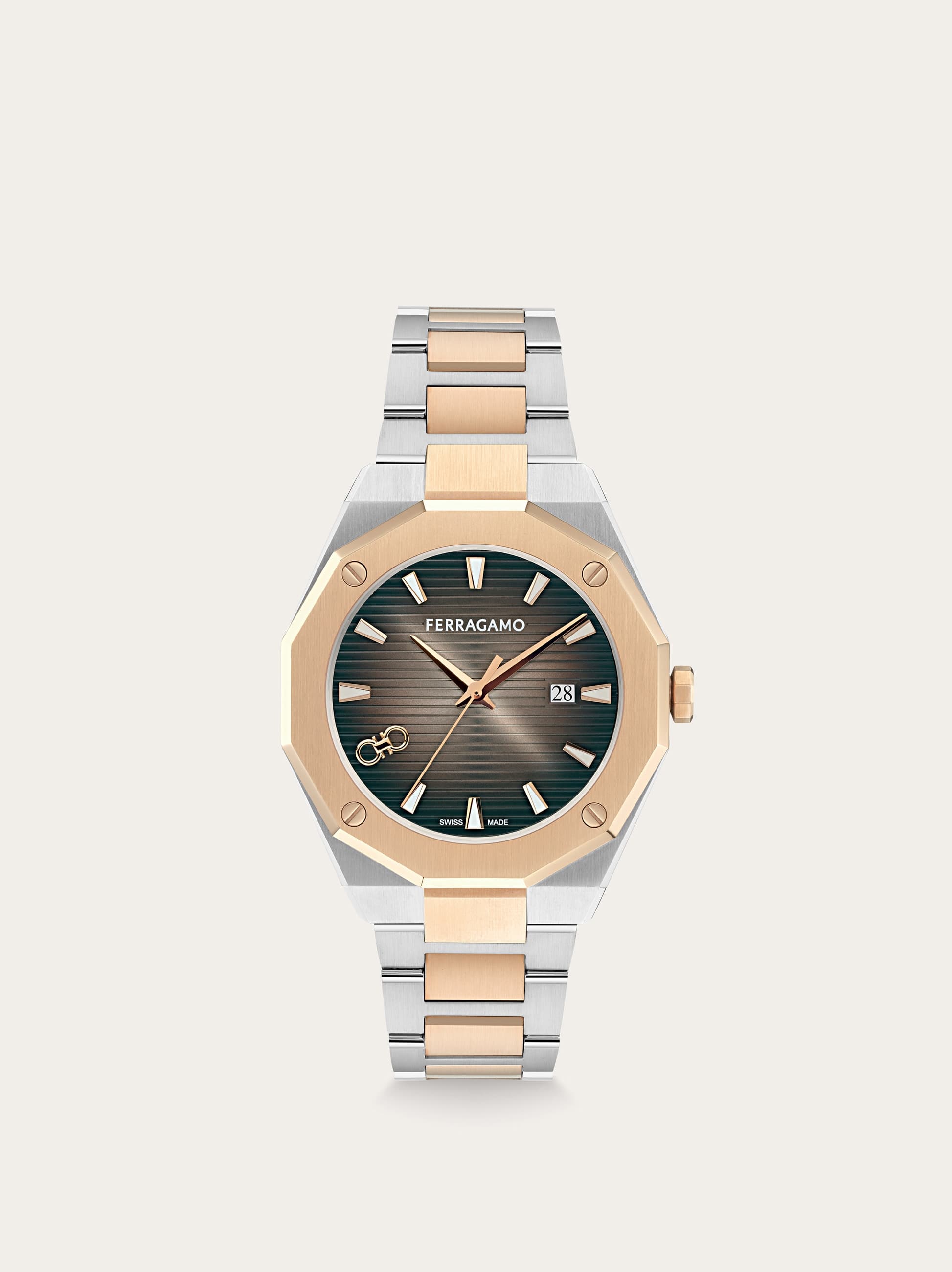 Ferragamo Men Ferragamo Edge Gent watch Brown