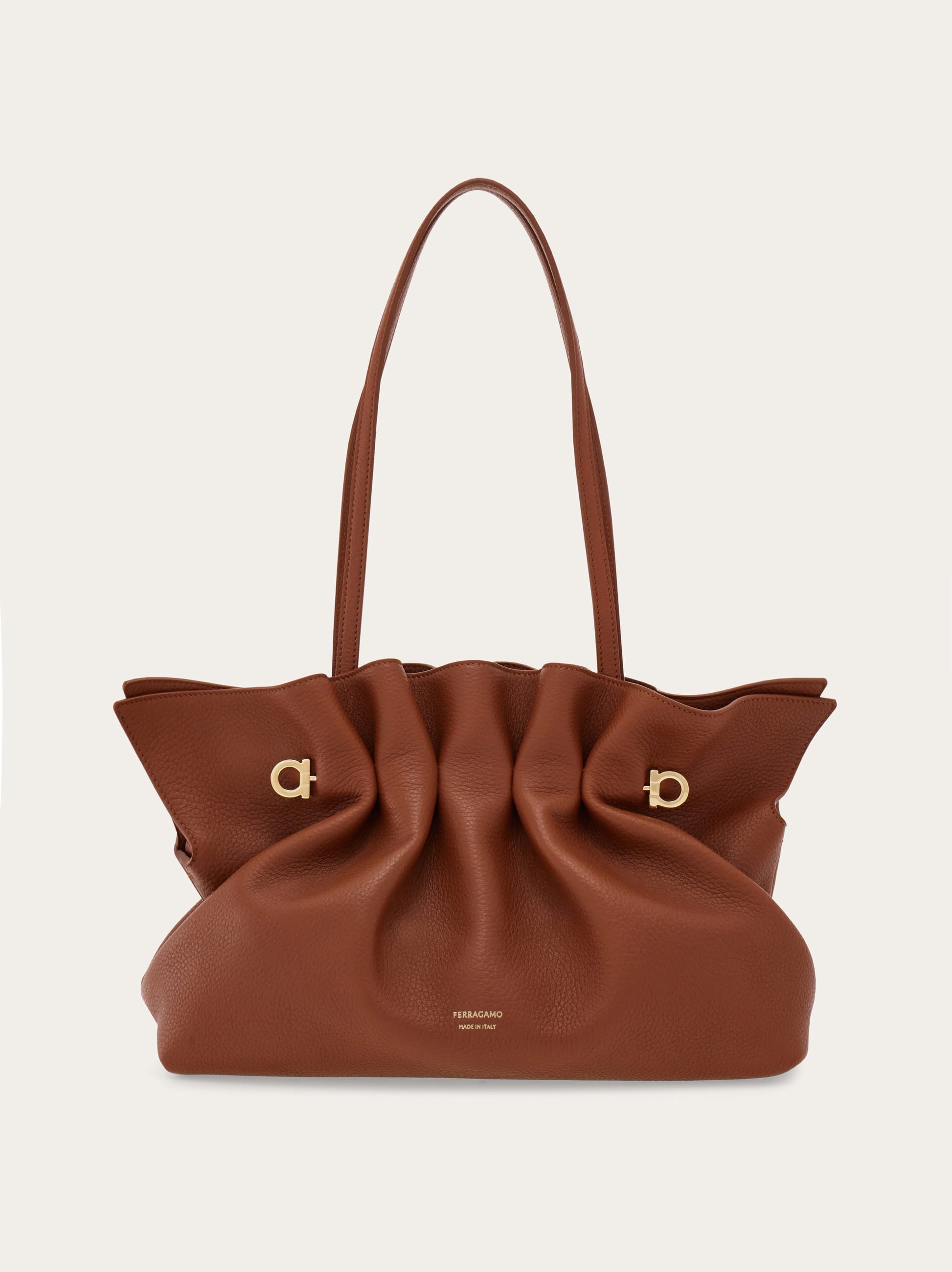 Ferragamo Soft-bag (m) In Brown