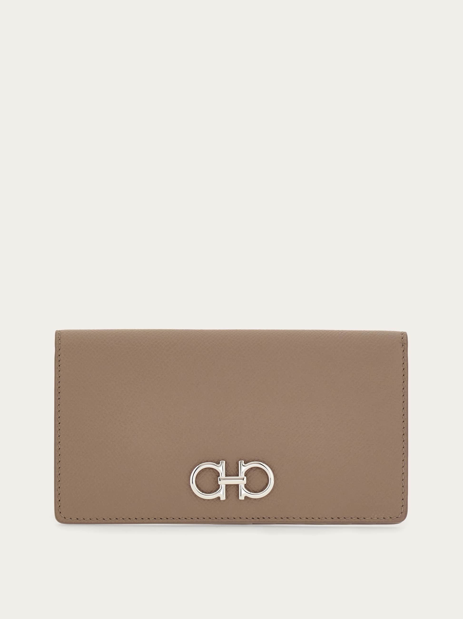 Ferragamo Gancini Wallet In Brown