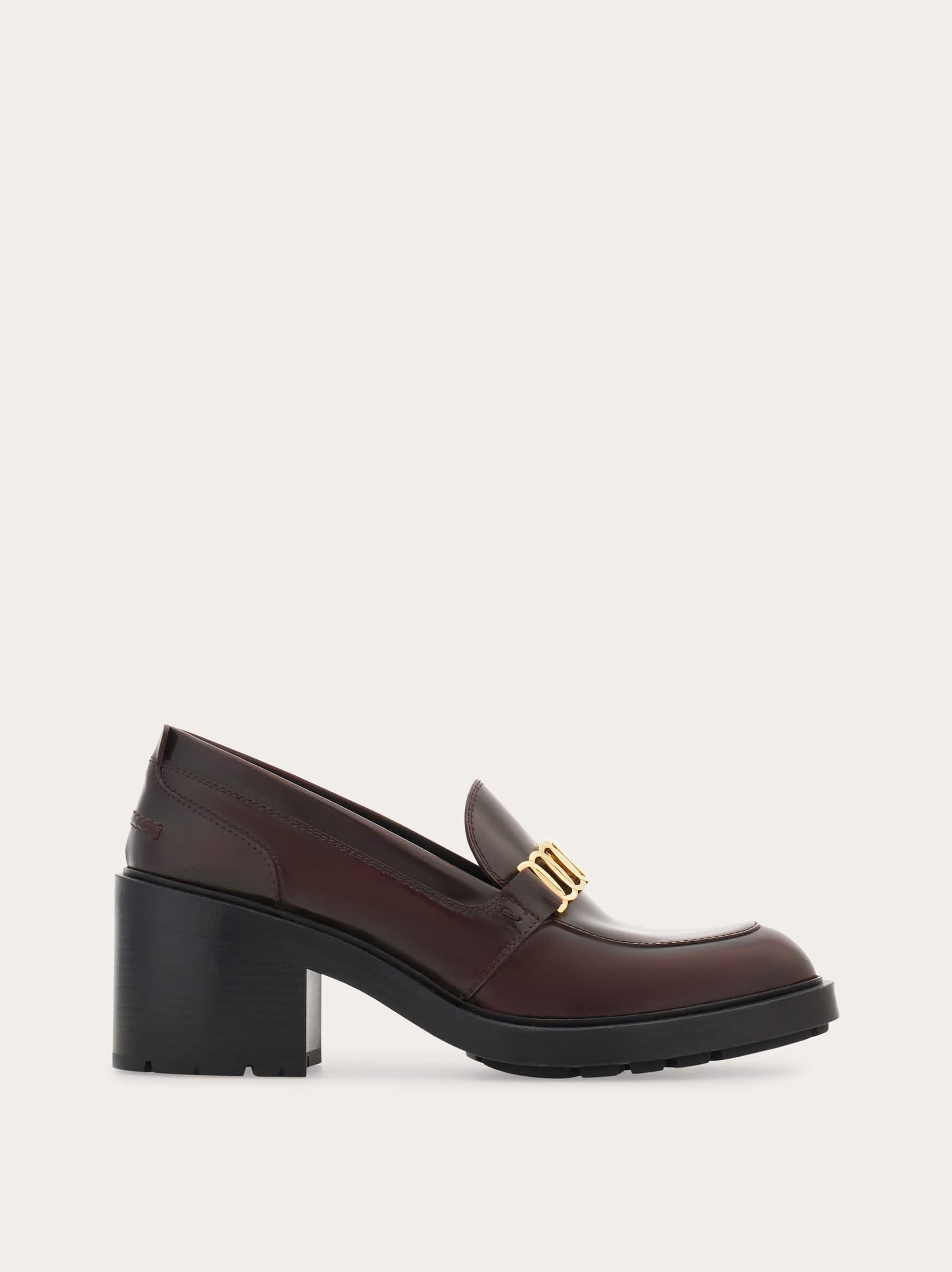 Ferragamo Donna Loafer Vara chain Rosso Taglia 35.5