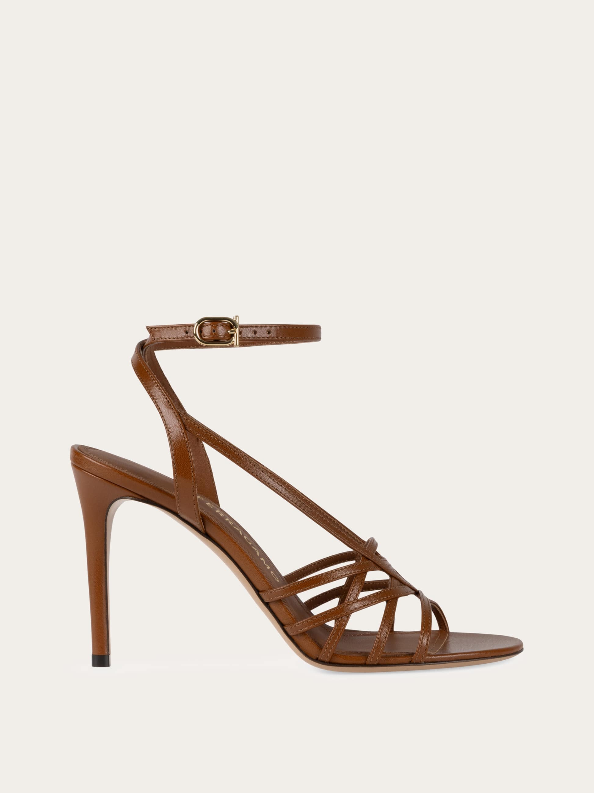 Ferragamo Women Strappy sandal Brown Size 5