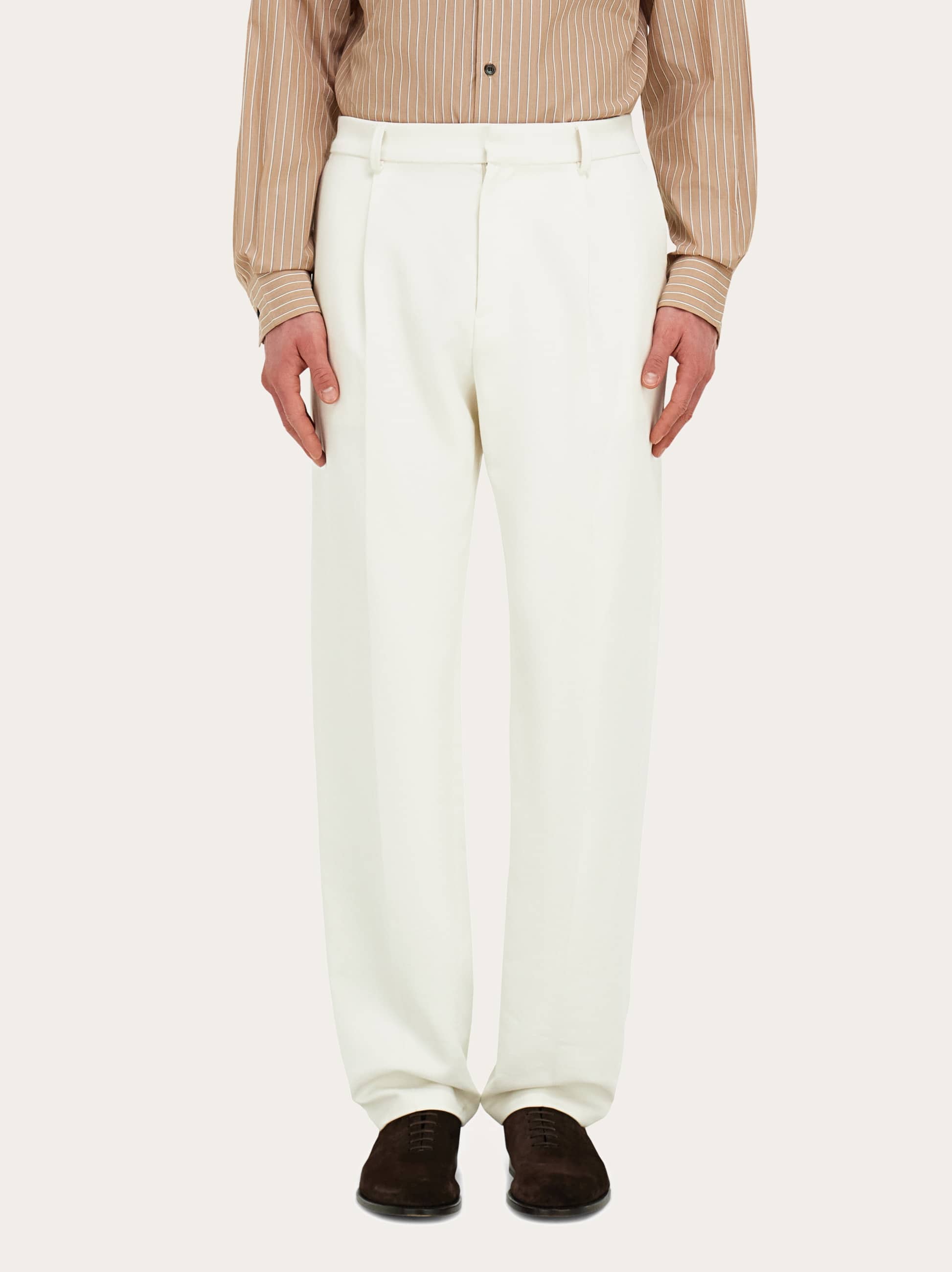  Ferragamo Herren Schneiderhose Beige 