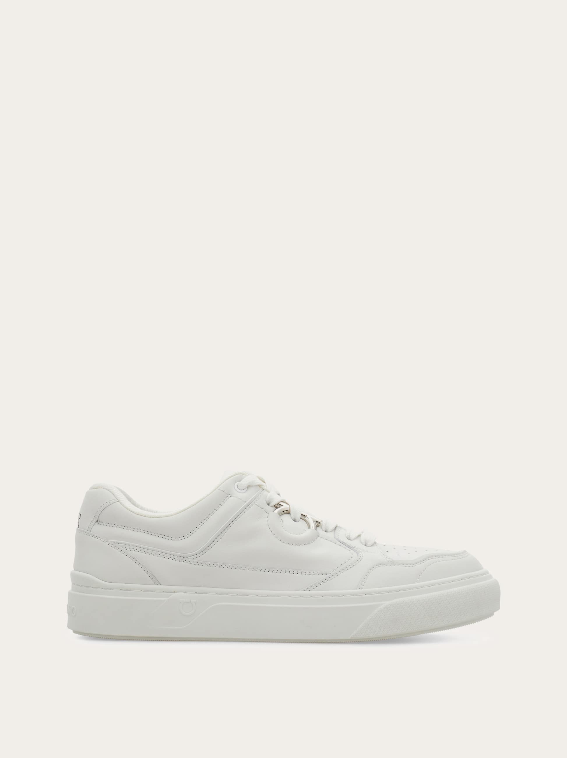 Ferragamo Men Gancini sneaker White Size 7