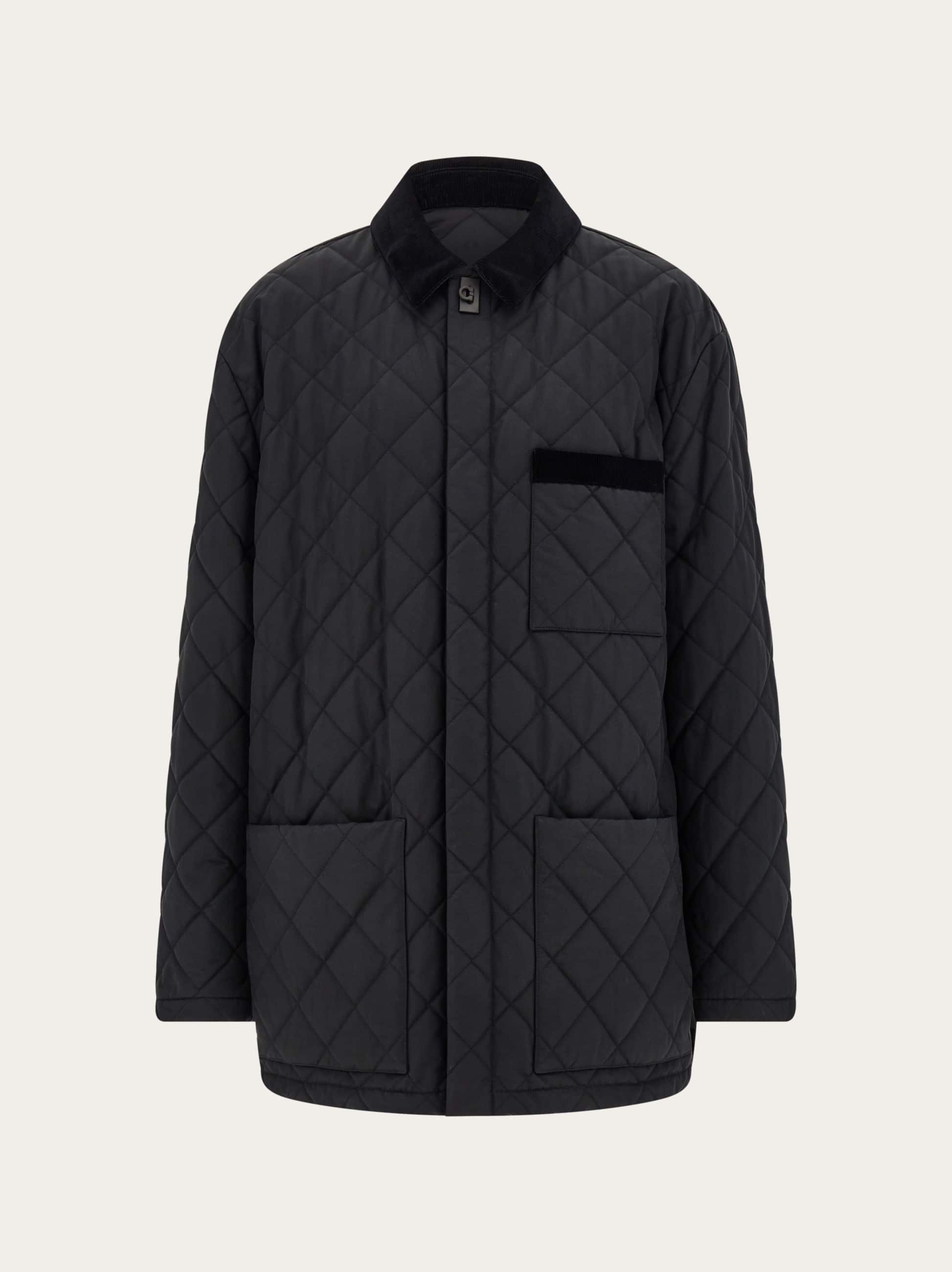 Ferragamo Men Quilted jacket Black
