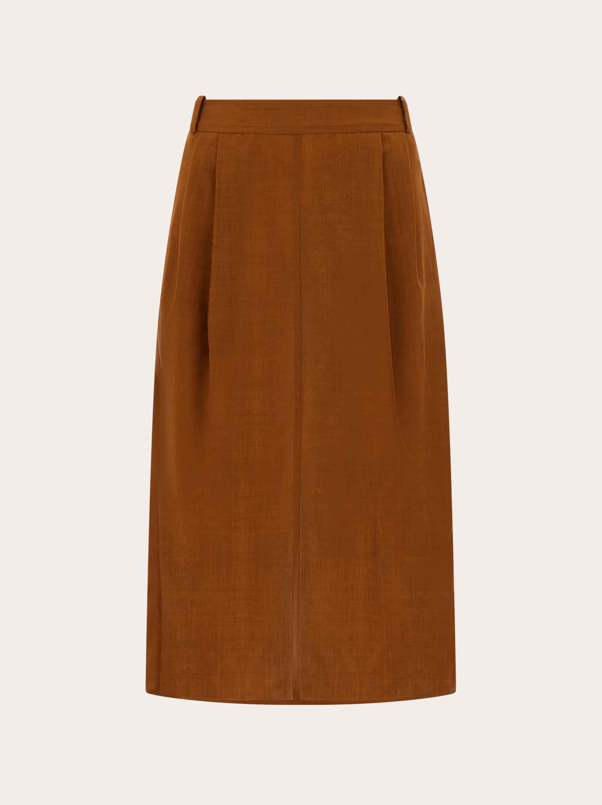 Ferragamo Donna Gonna midi Marrone