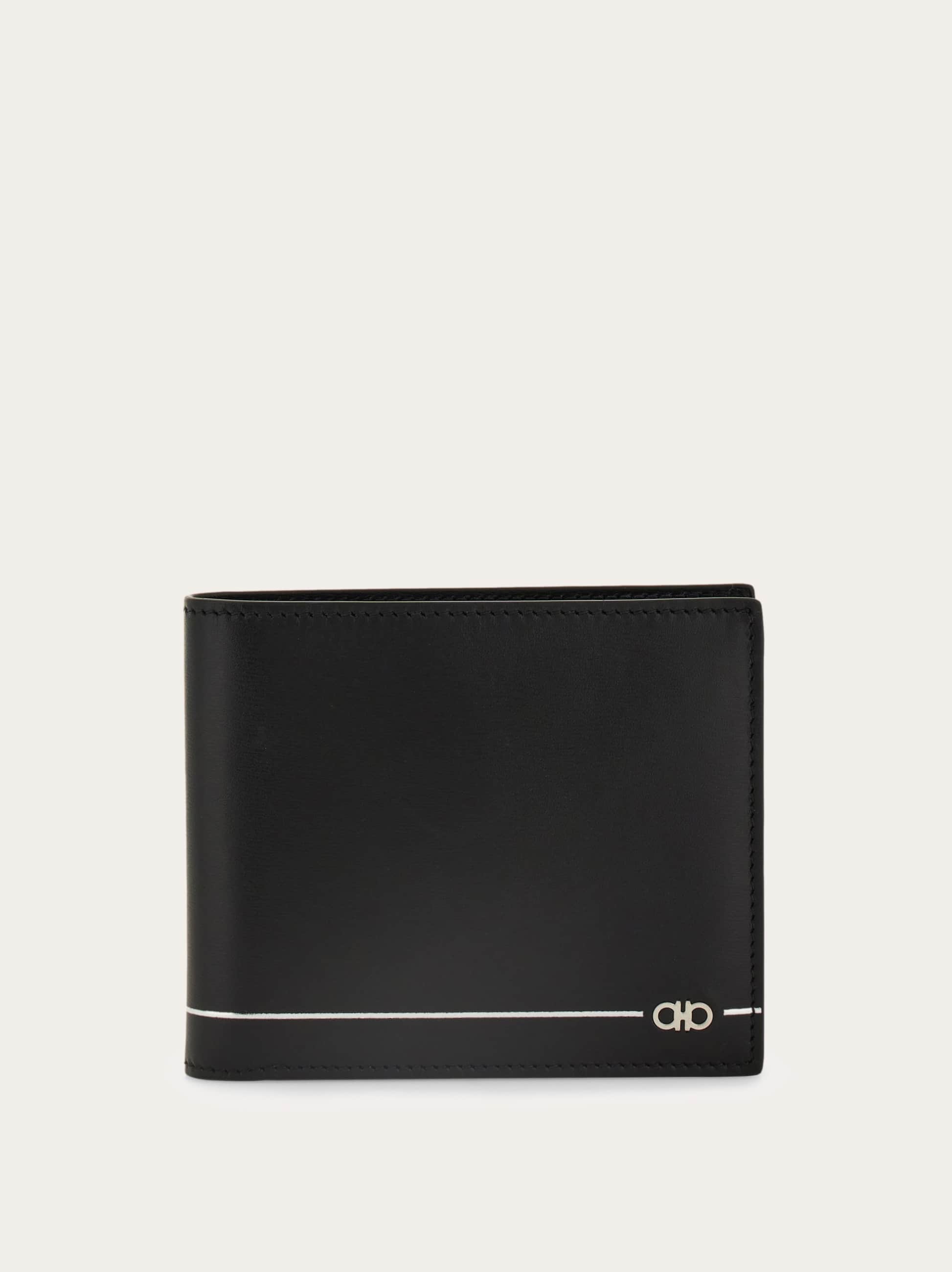 Ferragamo Uomo Portafoglio Gancini Nero