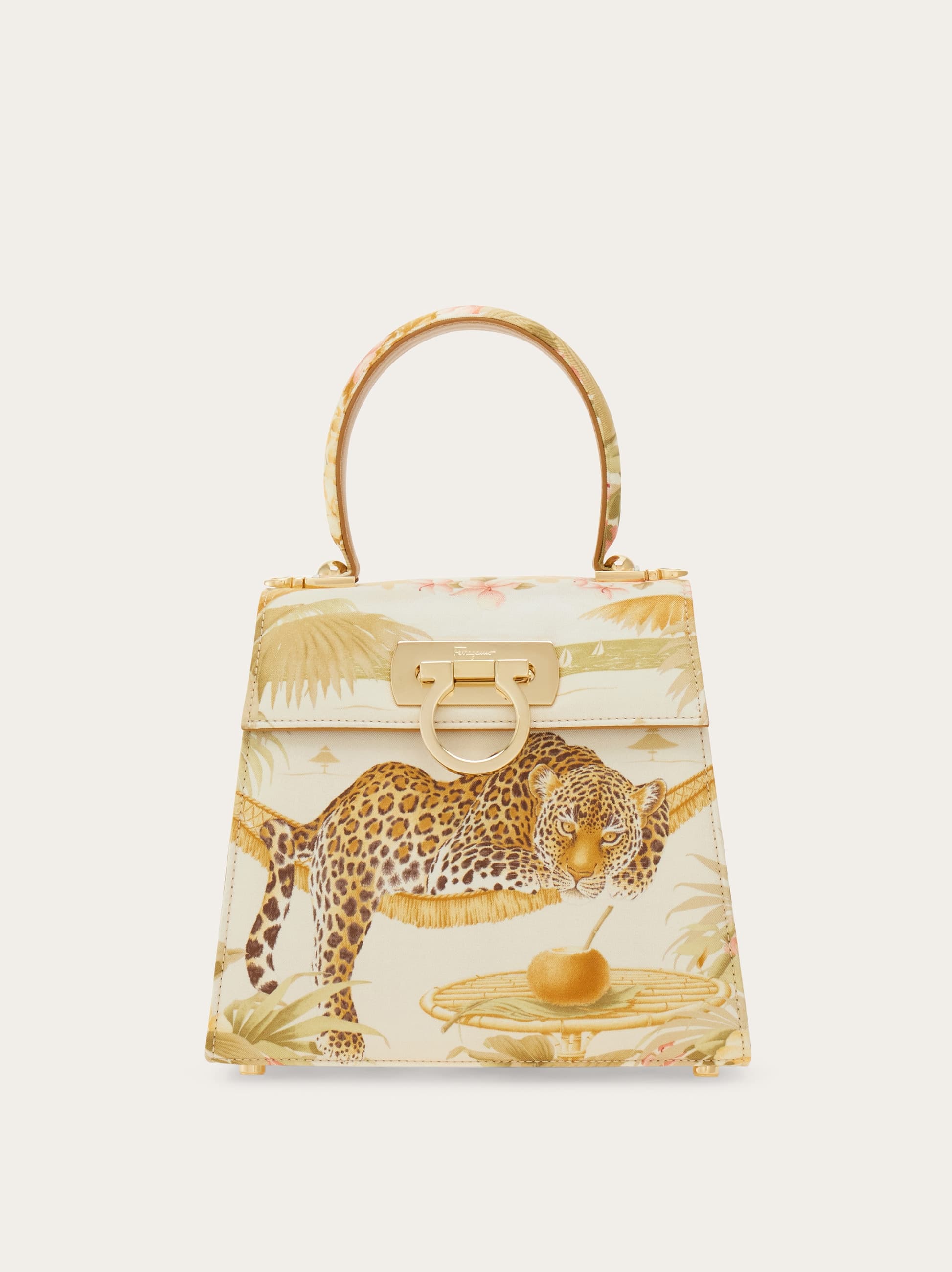 Ferragamo Women's Multicolor Iconic Top Handle (S)