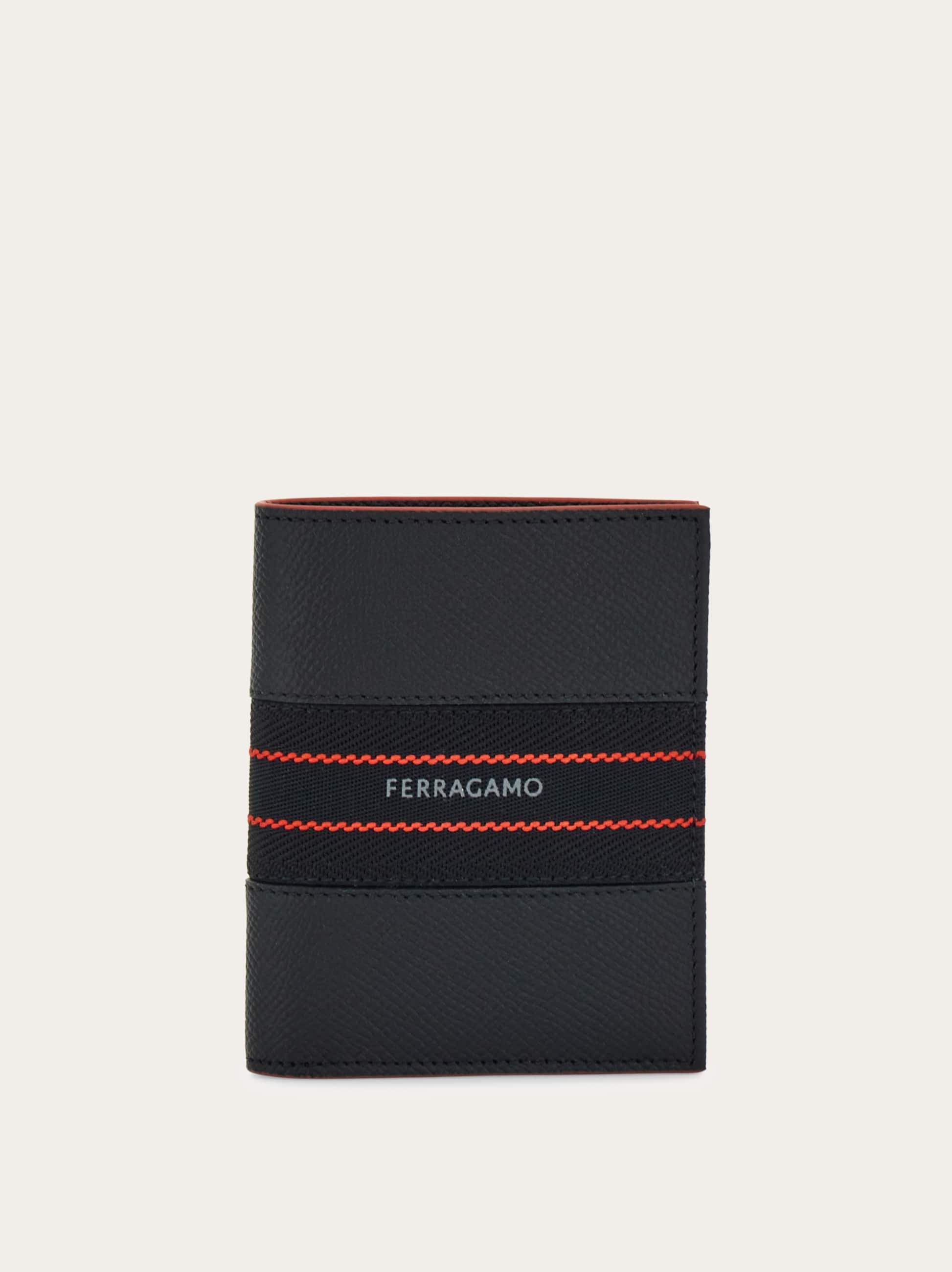 Ferragamo Men's Black Credit Card Holder