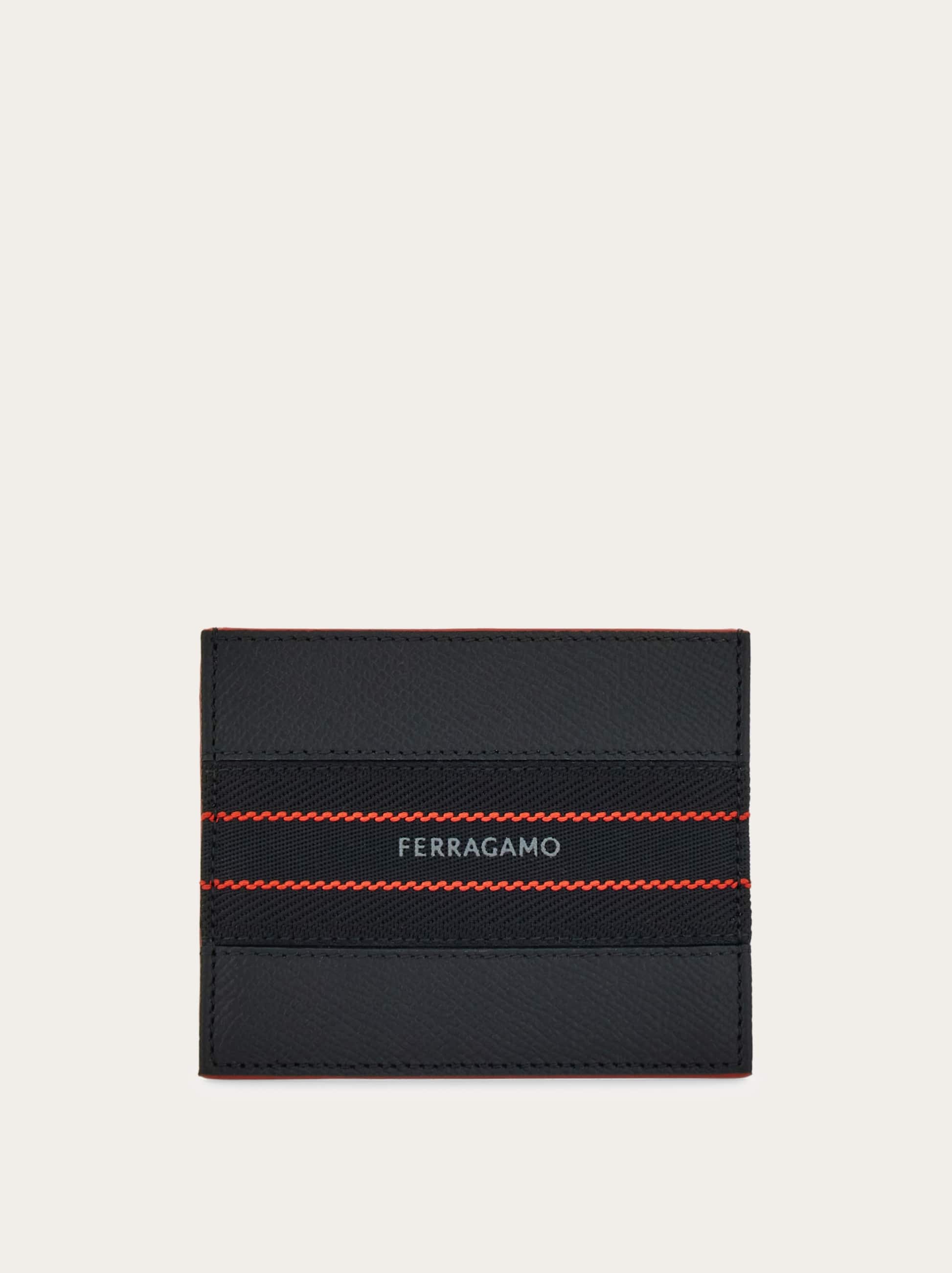 Ferragamo Men's Black Credit Card Holder
