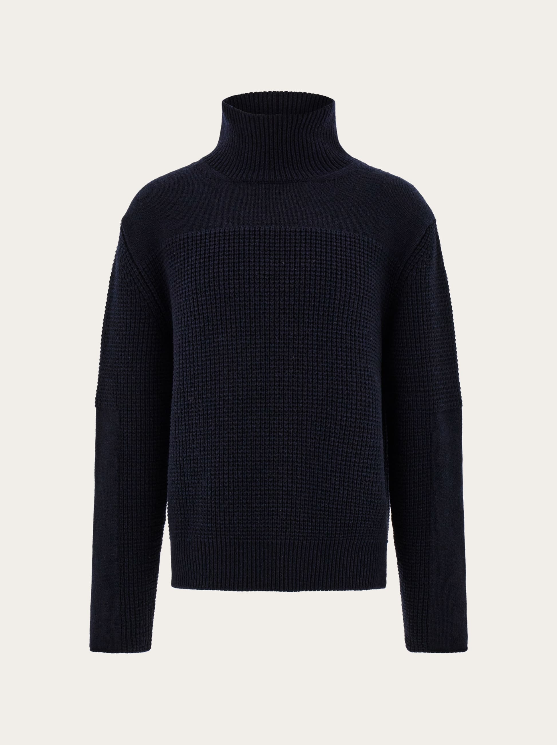 Ferragamo Uomo Maglia con collo alto Blu