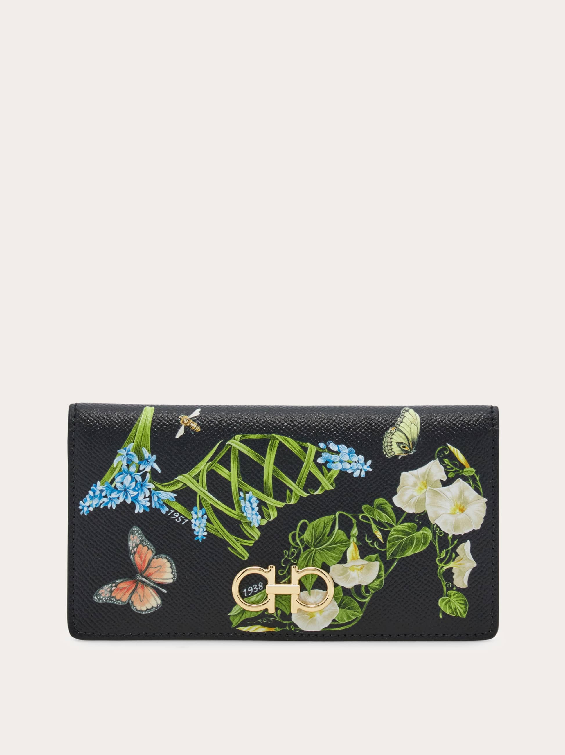 Ferragamo Gancini Wallet In Multi