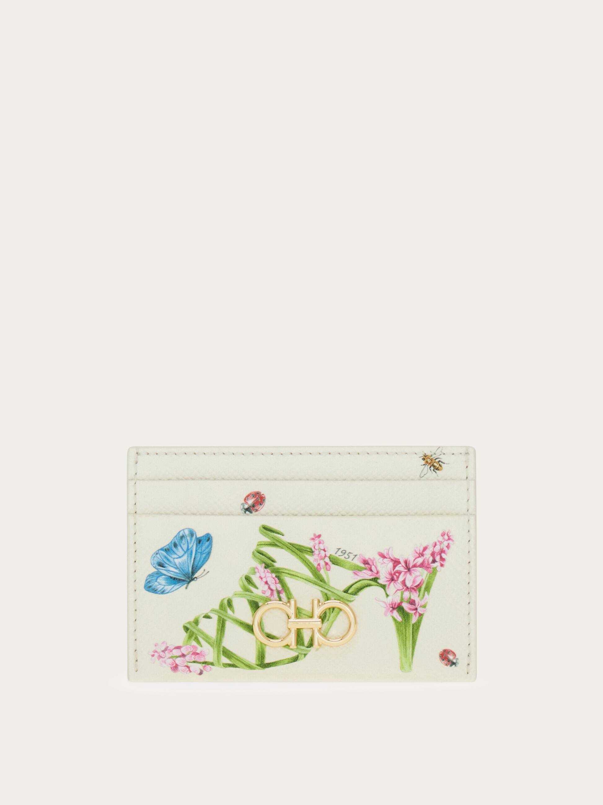 Ferragamo Donna Porta carte di credito Gancini Multicolore