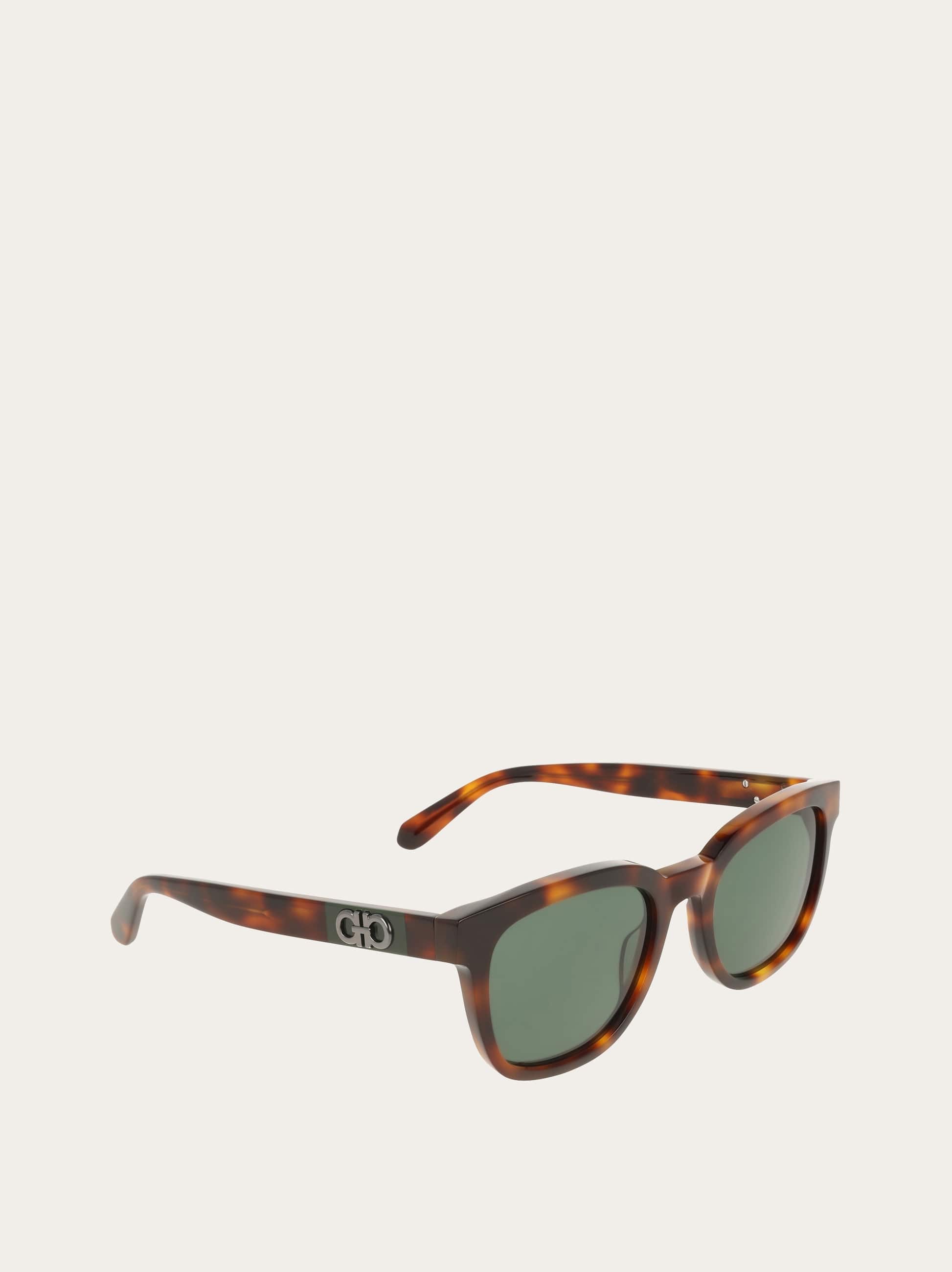  Ferragamo Men Square Frame Sunglasses Brown 