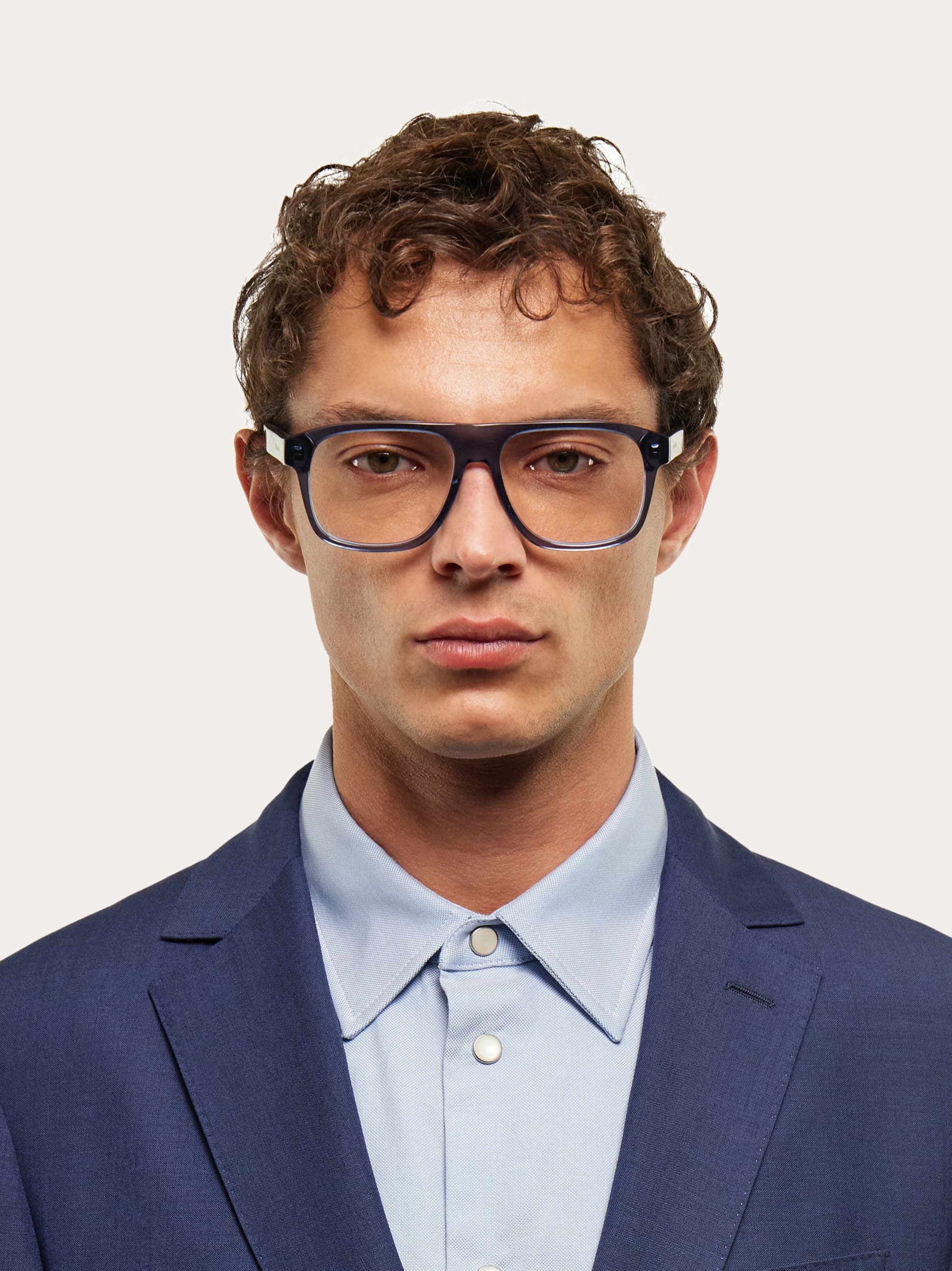  Ferragamo Men Optical Glasses Blue 