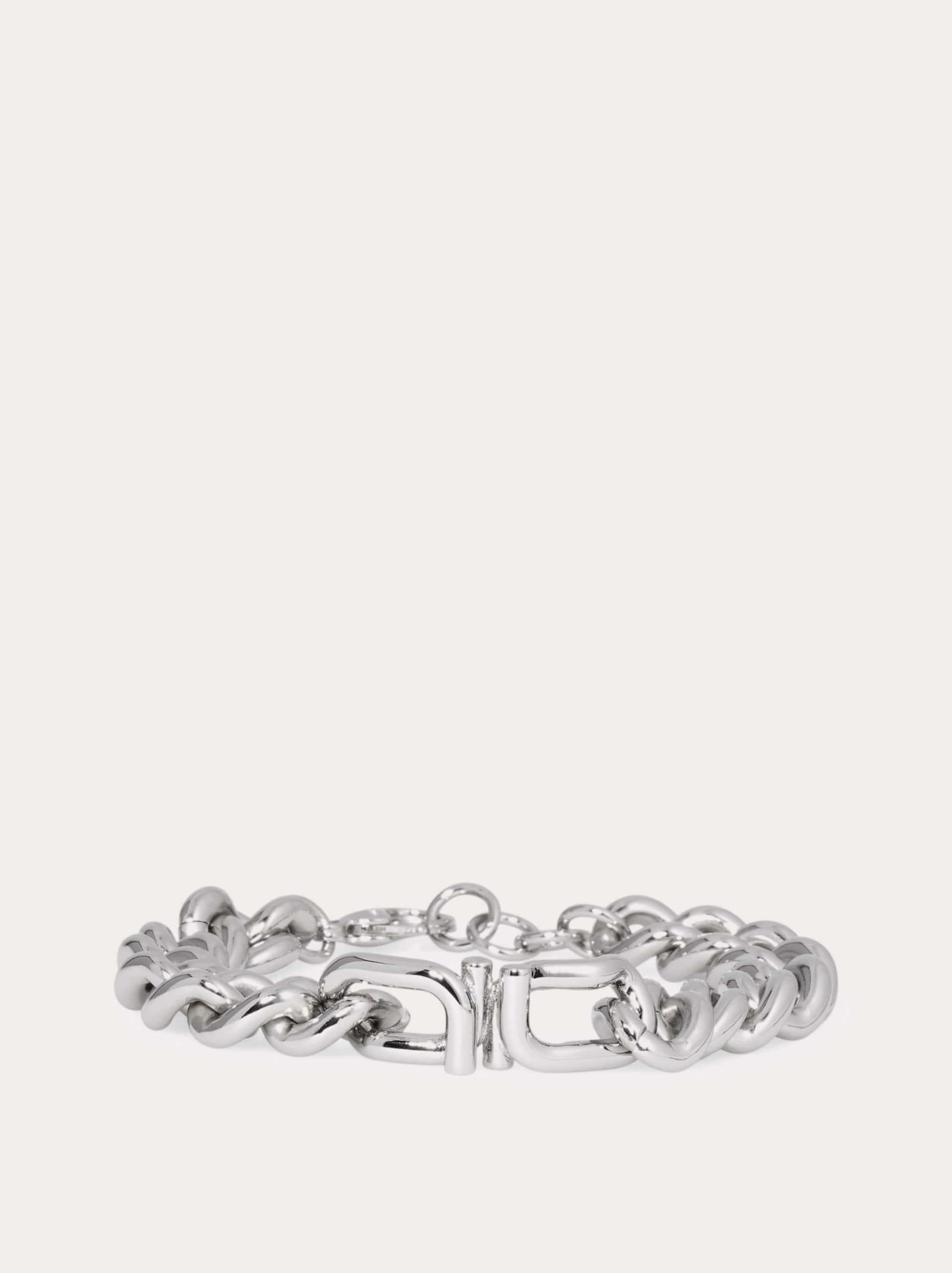 Ferragamo Uomo Bracciale Gancini chain Arancione