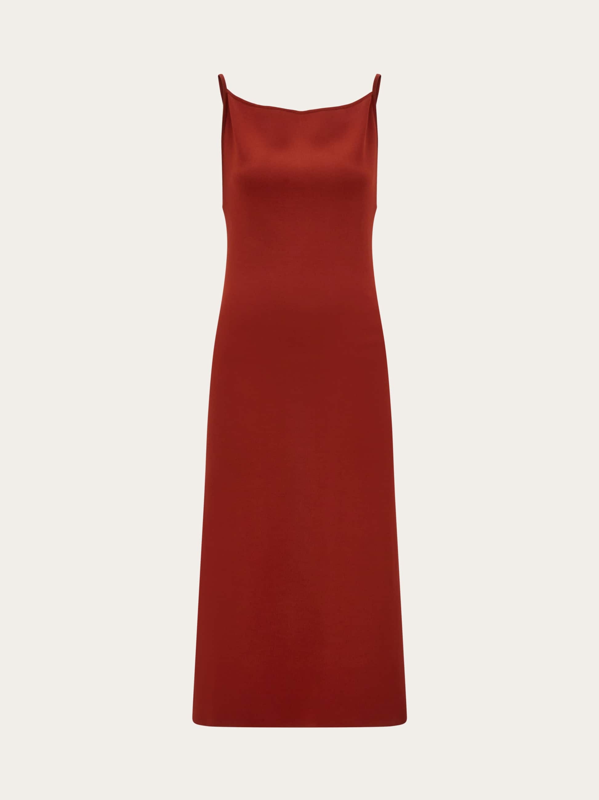 Ferragamo Women Knitted slip dress Red