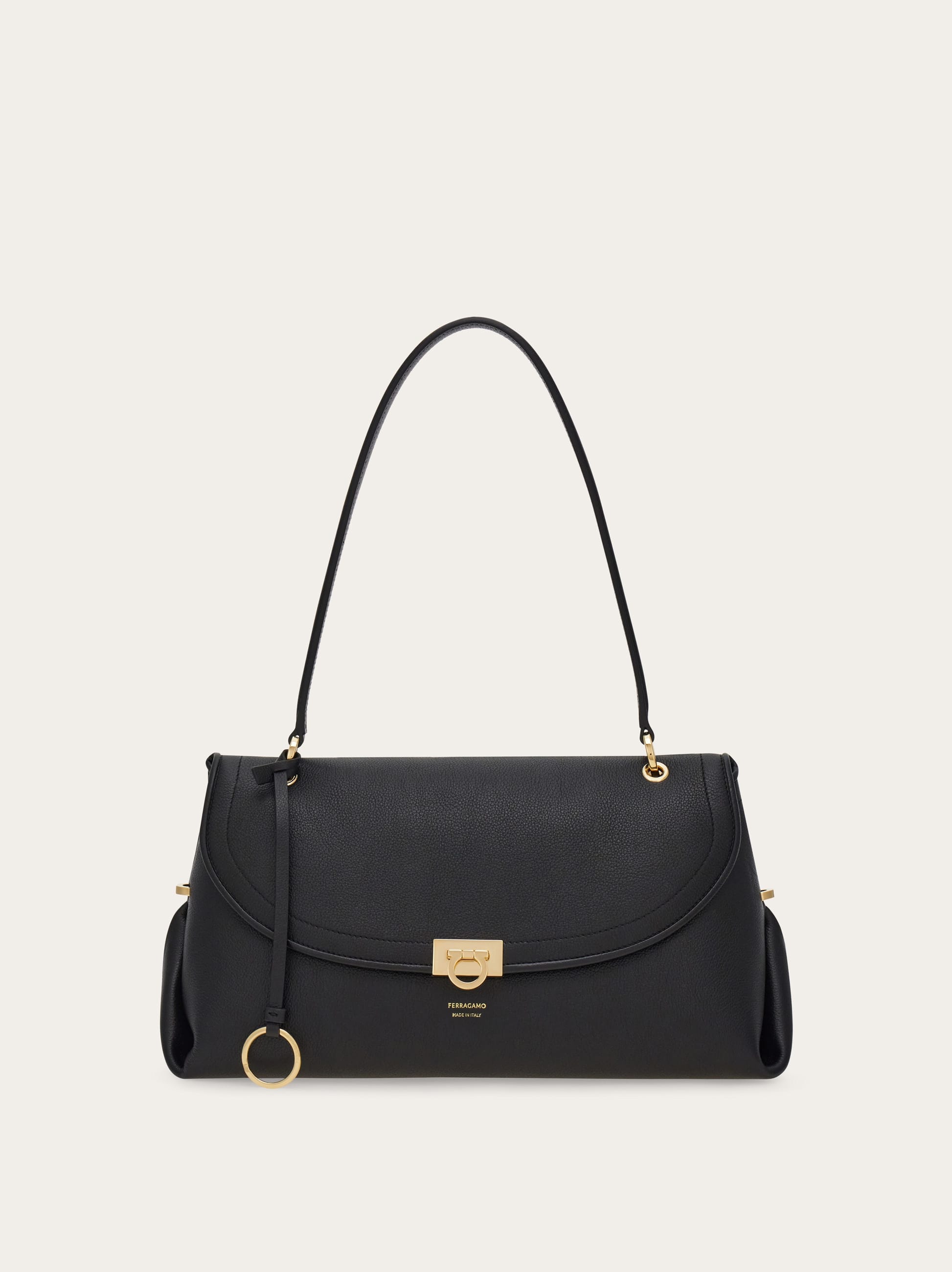 Ferragamo Sofia 2026 Shoulder Bag (m) In Black