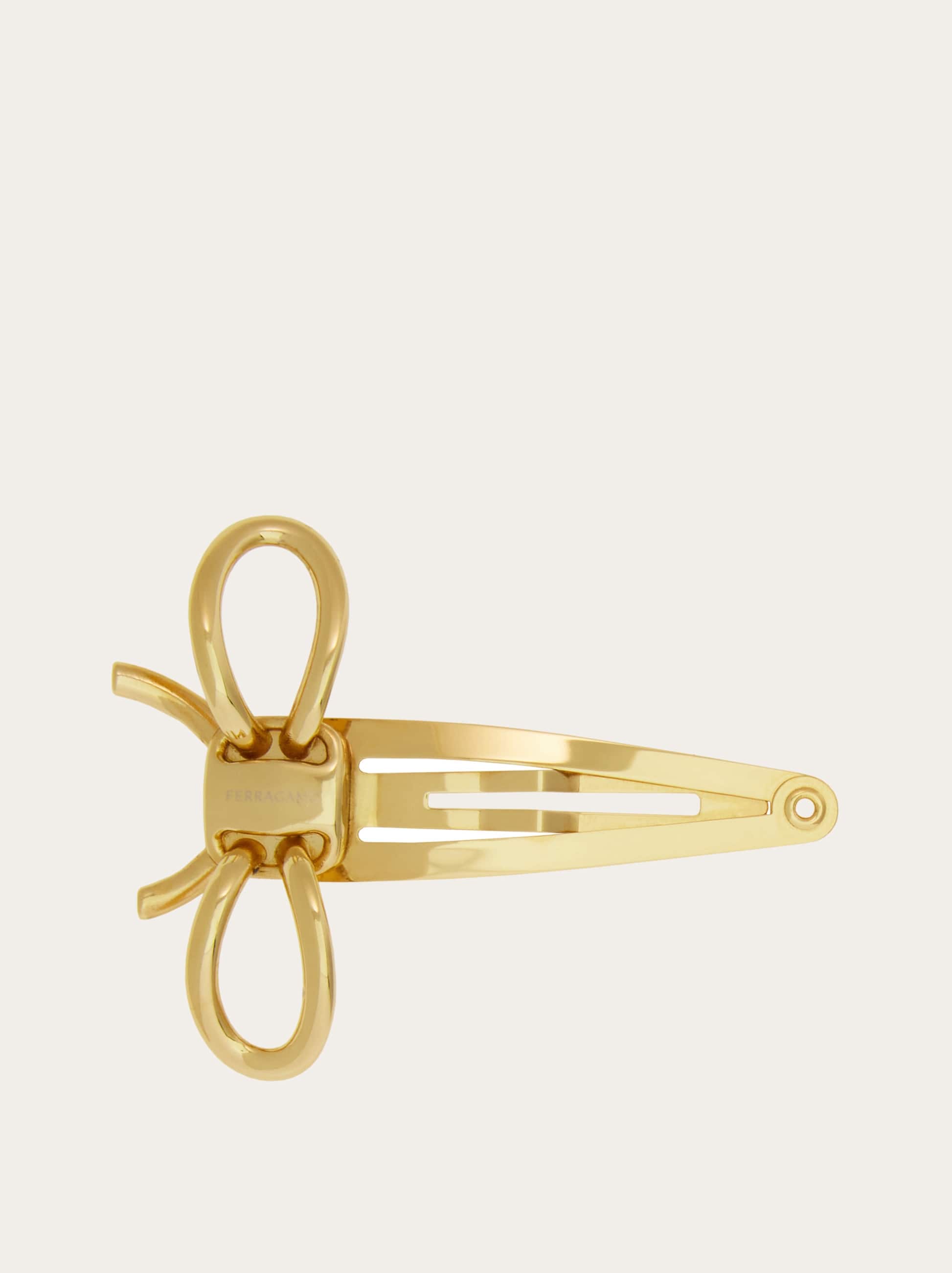Ferragamo Women Vara bow hair clip Gold