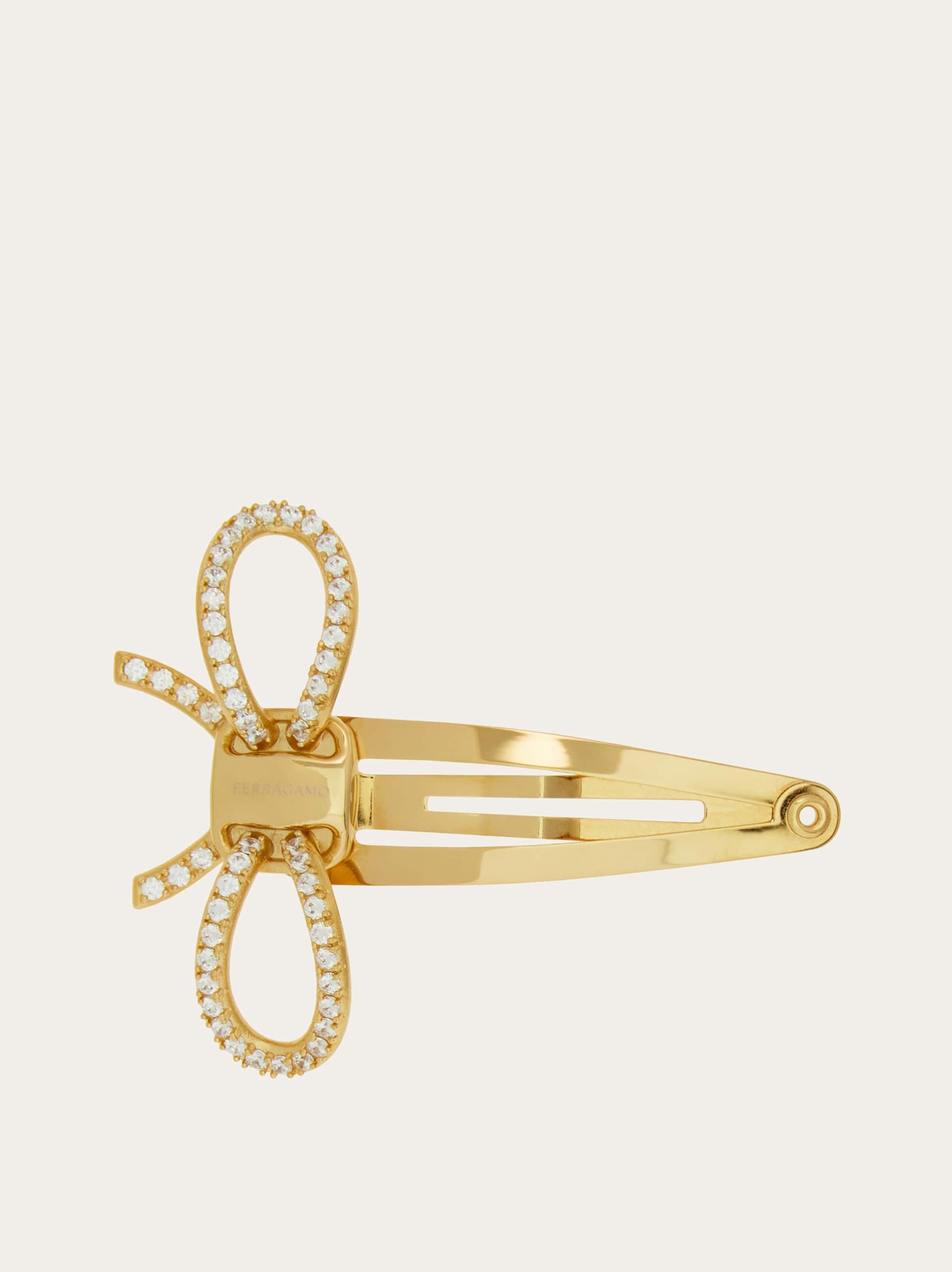 Ferragamo Women Vara bow hair clip Gold