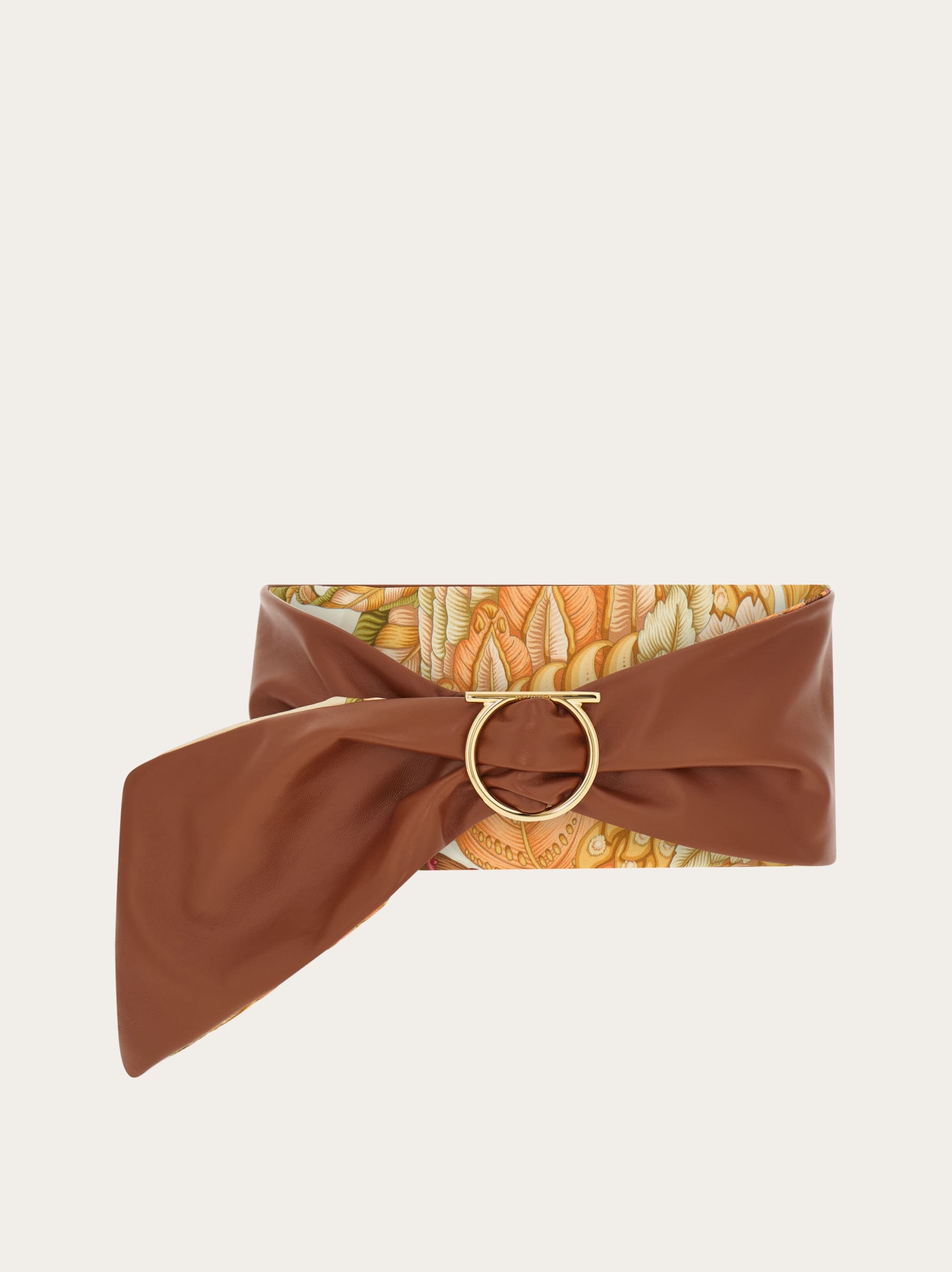 Ferragamo Donna Cintura regolabile a fascia Multicolore