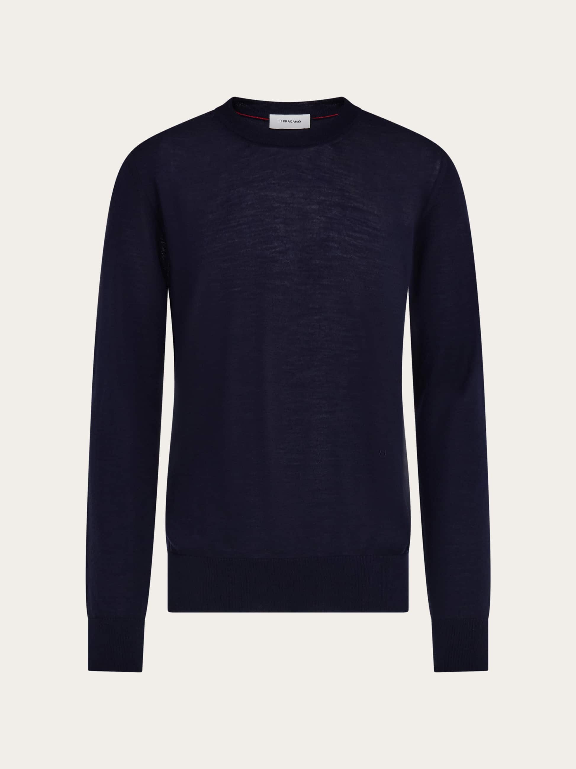 Ferragamo Uomo Maglia girocollo Blu