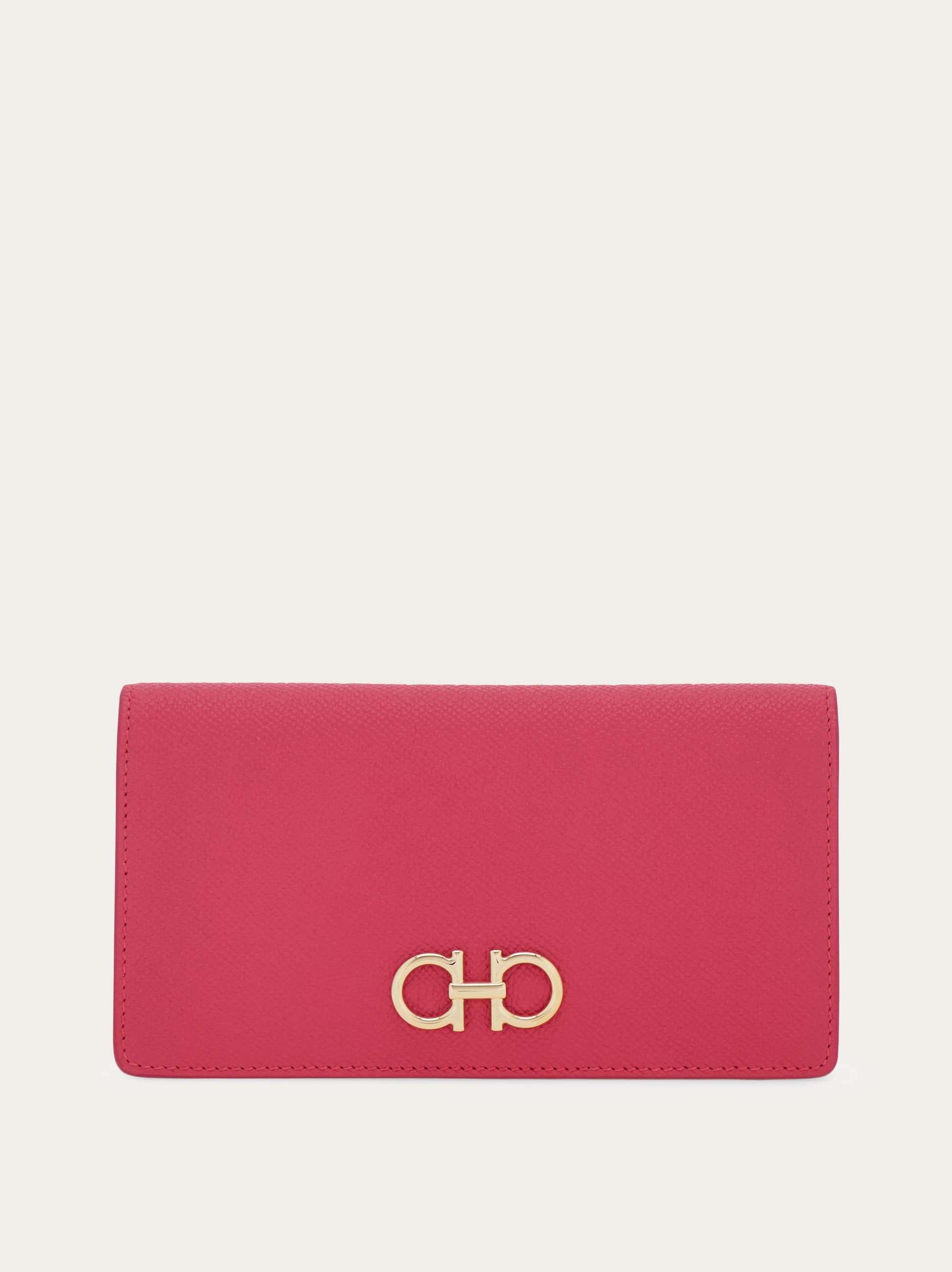 Ferragamo Women Gancini wallet Pink