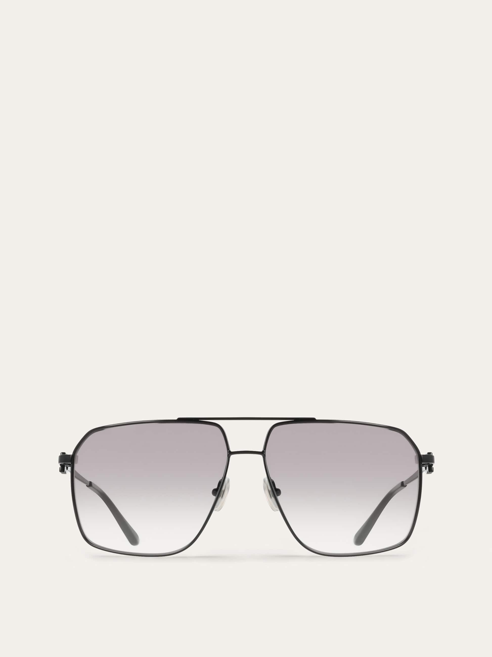 Ferragamo Men Navigator frame sunglasses Black