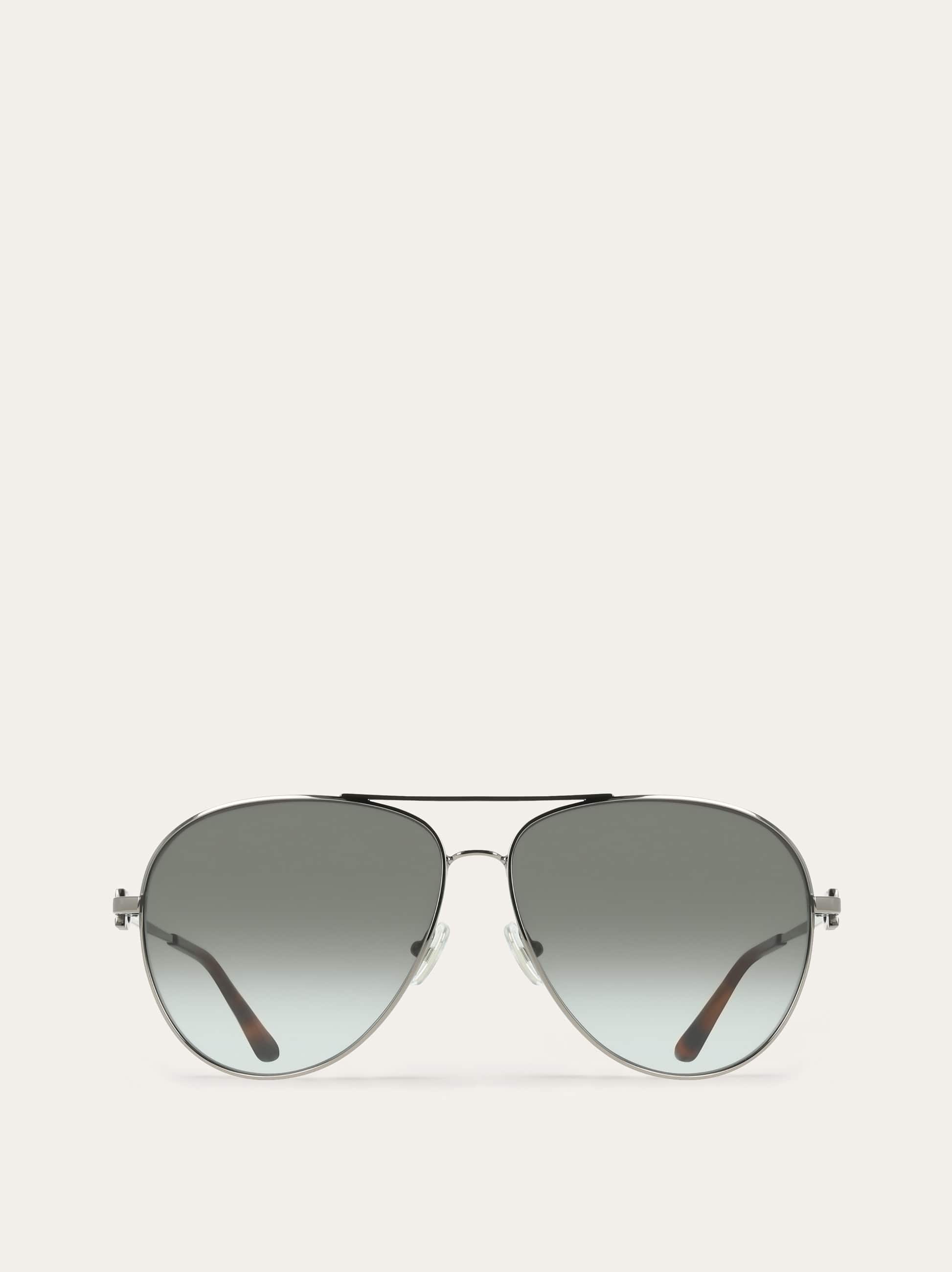 Ferragamo Men Aviator frame sunglasses Grey
