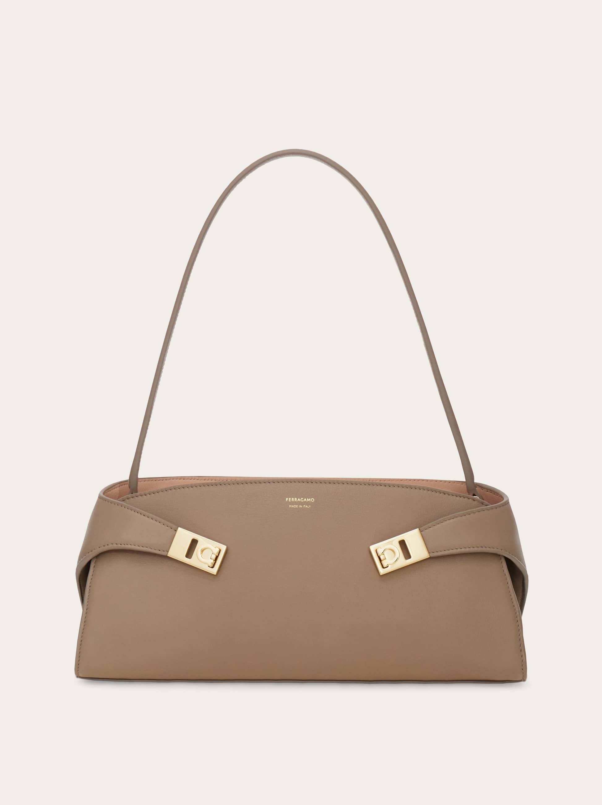 Ferragamo Women Hug East-West shoulder bag Beige