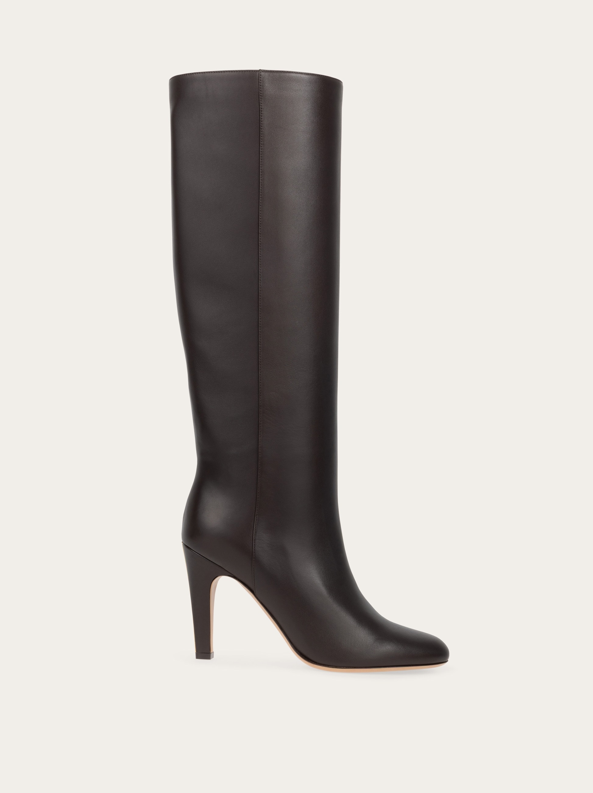 Ferragamo Women Knee high boot Brown Size 5