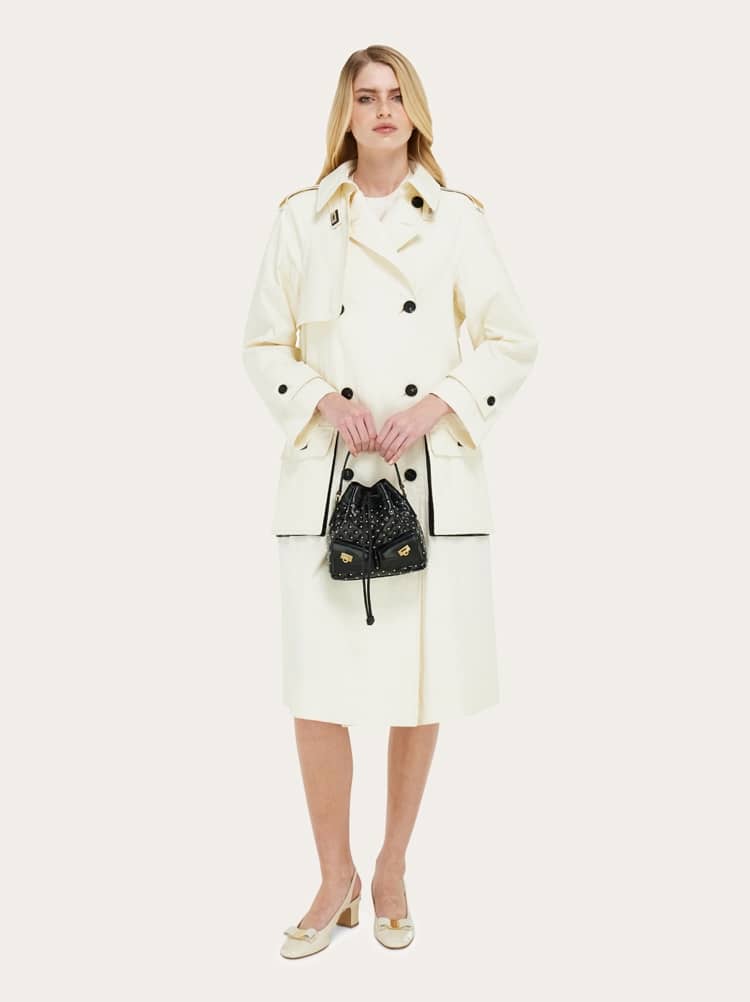 Ferragamo Sac Seau Multipocket Noir In Black